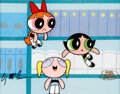 Powerpuff Girls Blossom, Bubbles, and Buttercup Production Cel | Lot ...