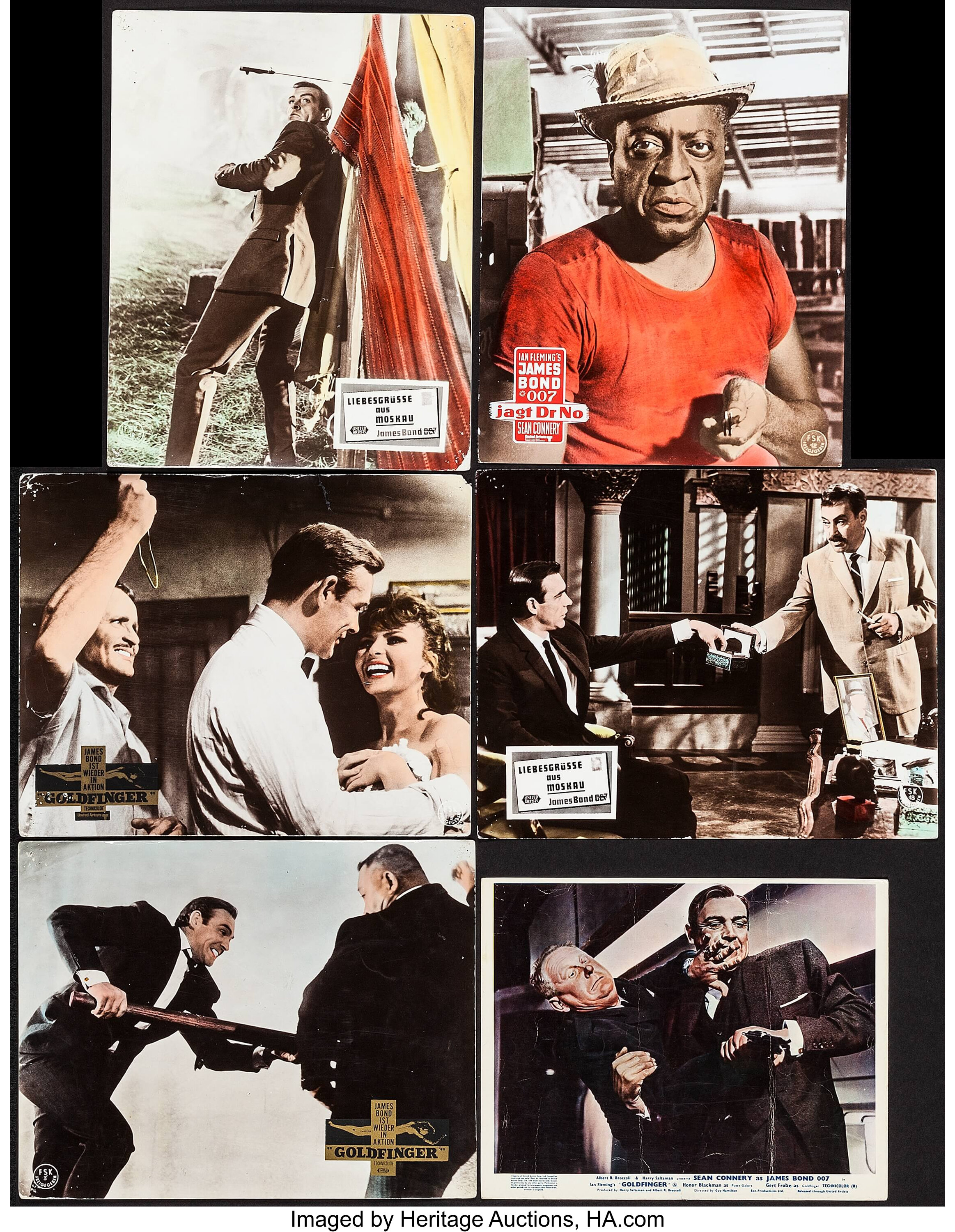 Goldfinger & Others Lot (United Artists, 1965). British Front of