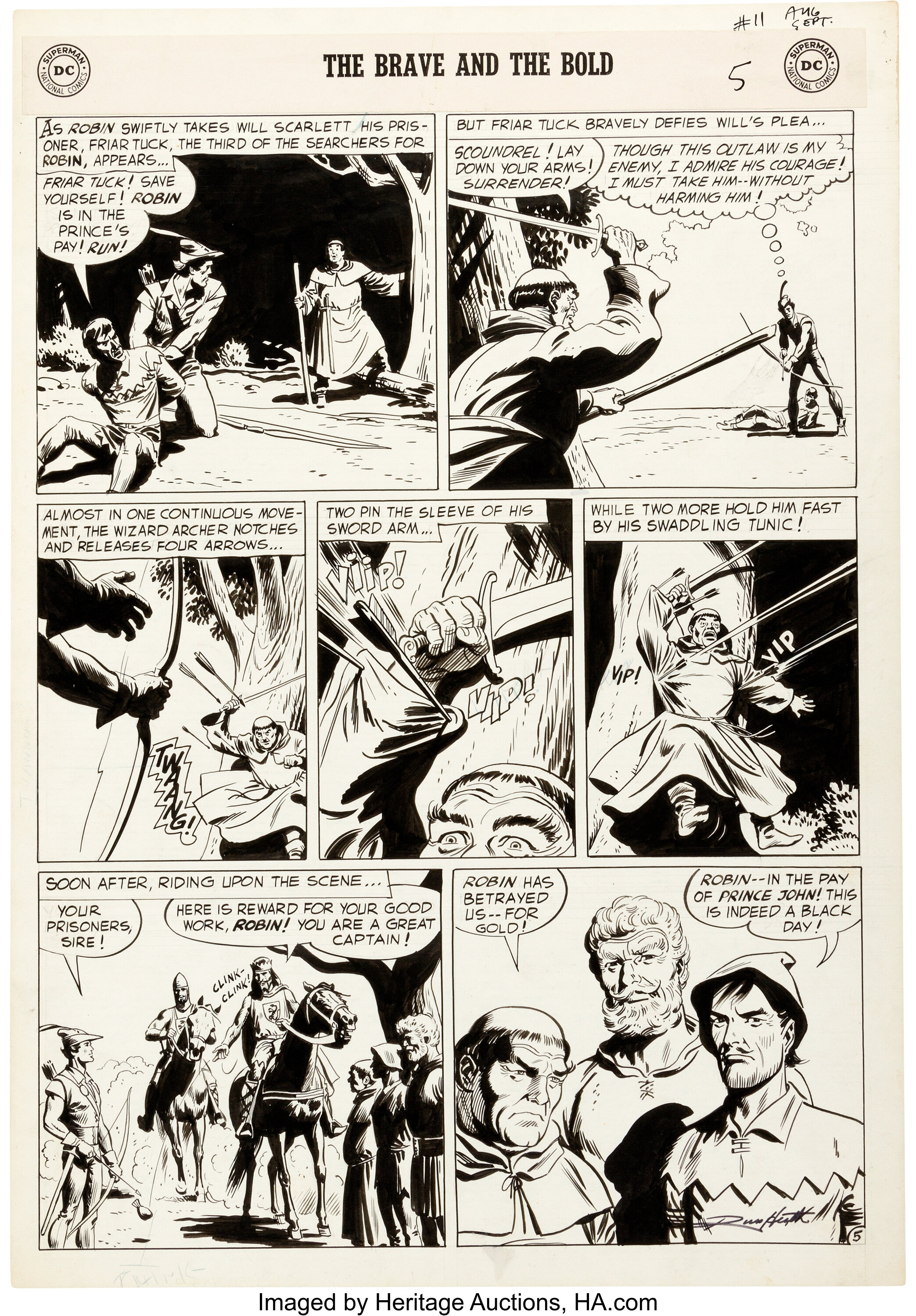 Russ Heath The Brave and the Bold #11 