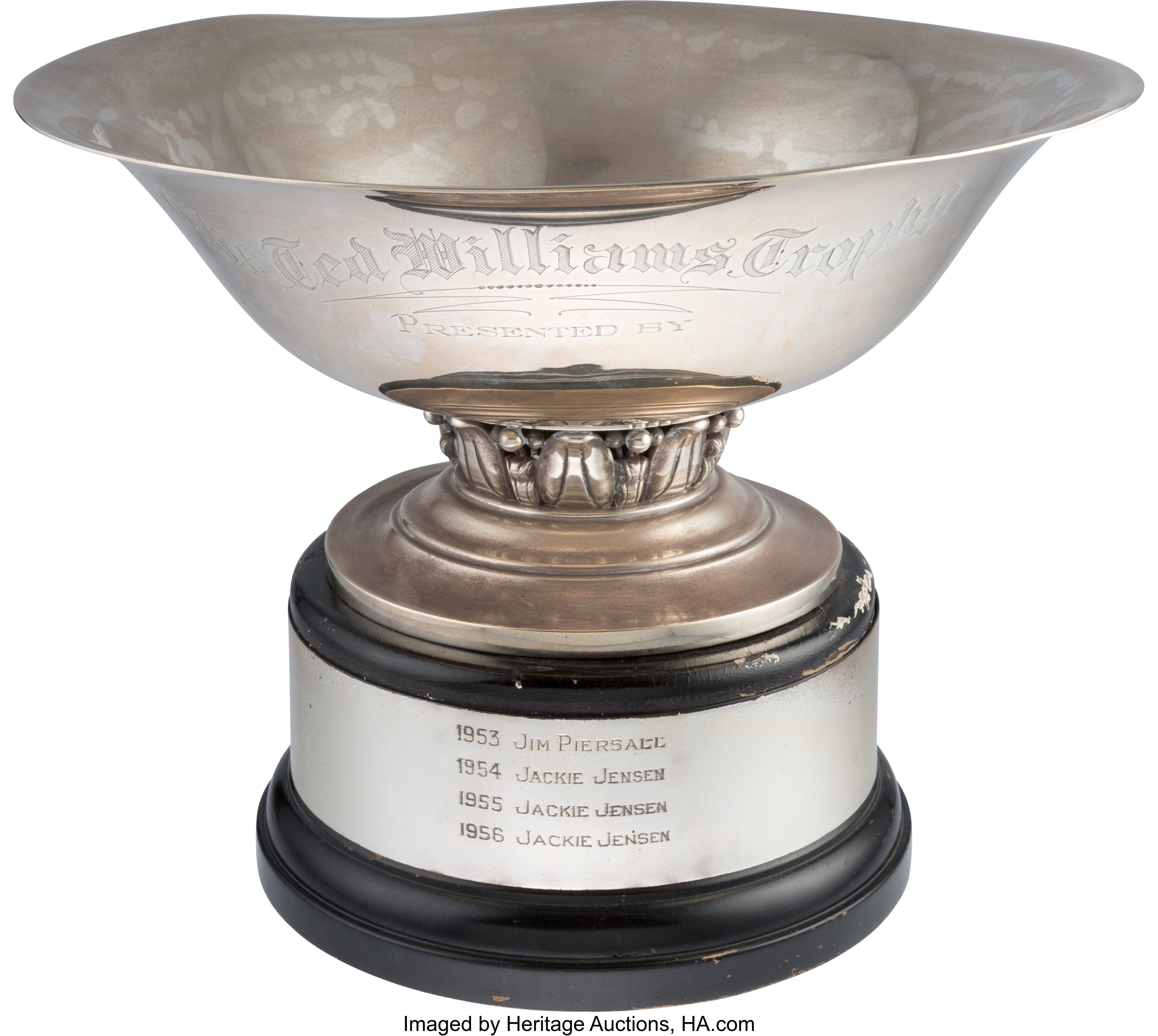 1947 Ted Williams Triple Crown Award Trophy - Williams Family Estate —  PRICE REALIZED: $124,289 - SCP AUCTIONS