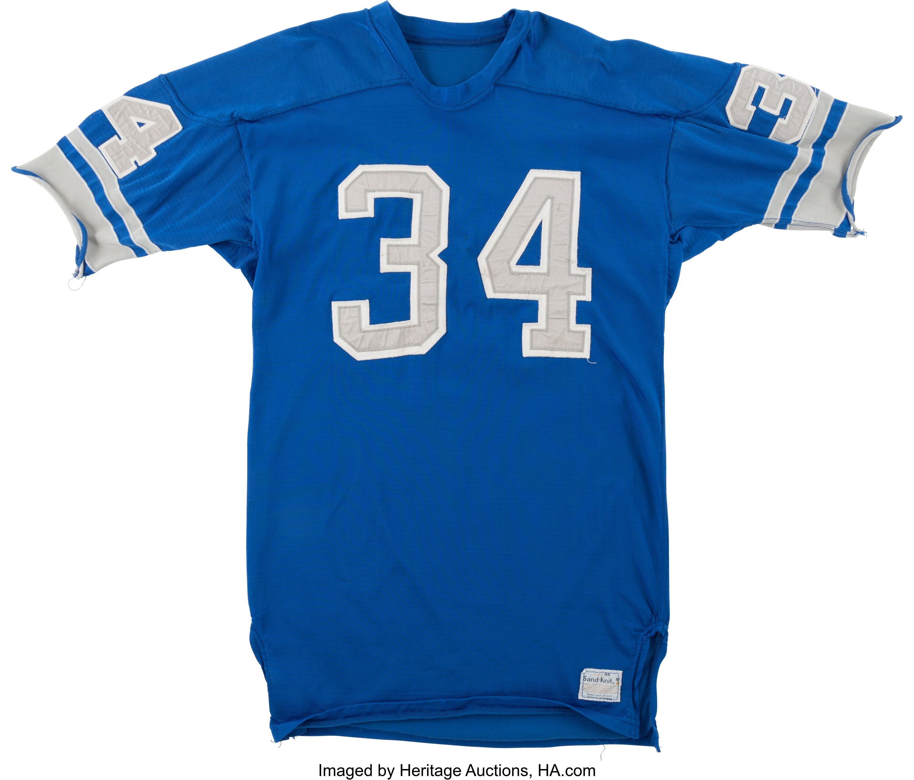 1972 Mickey Zofko Game Worn Detroit Lions Jersey. Football, Lot #82695