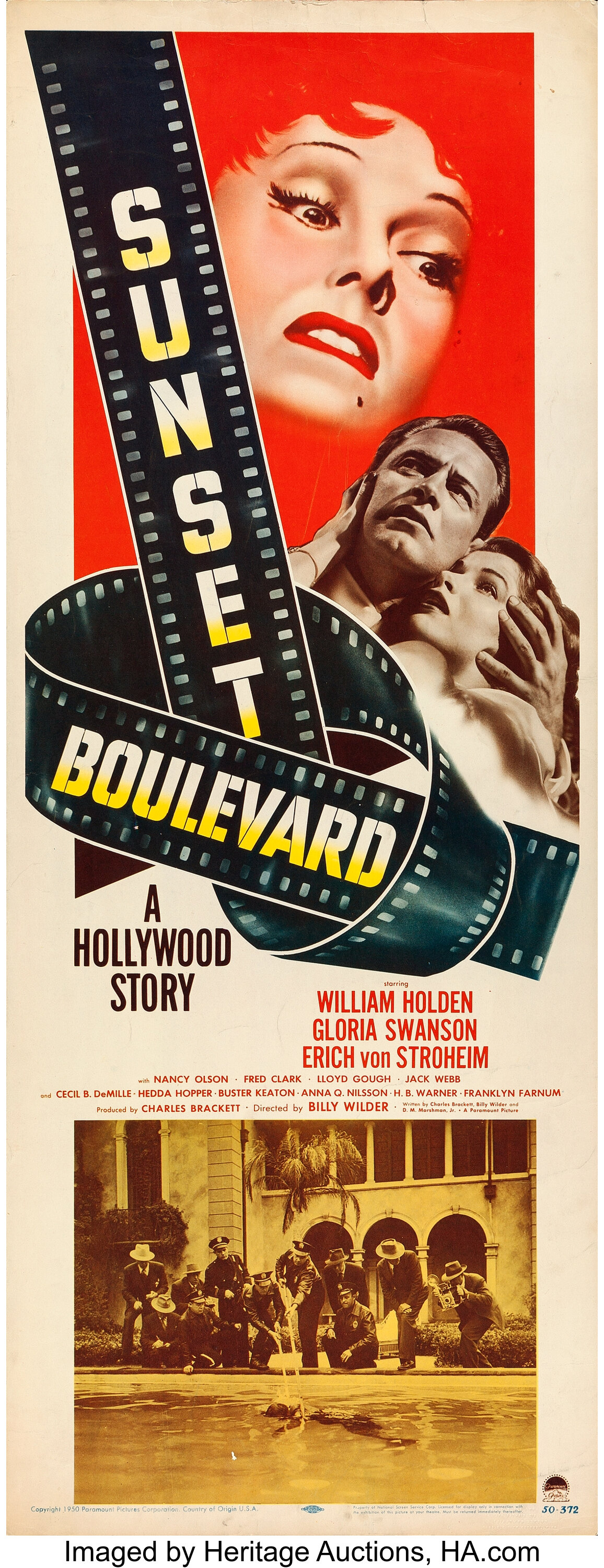 Sunset Boulevard (Paramount, 1950). Insert (14