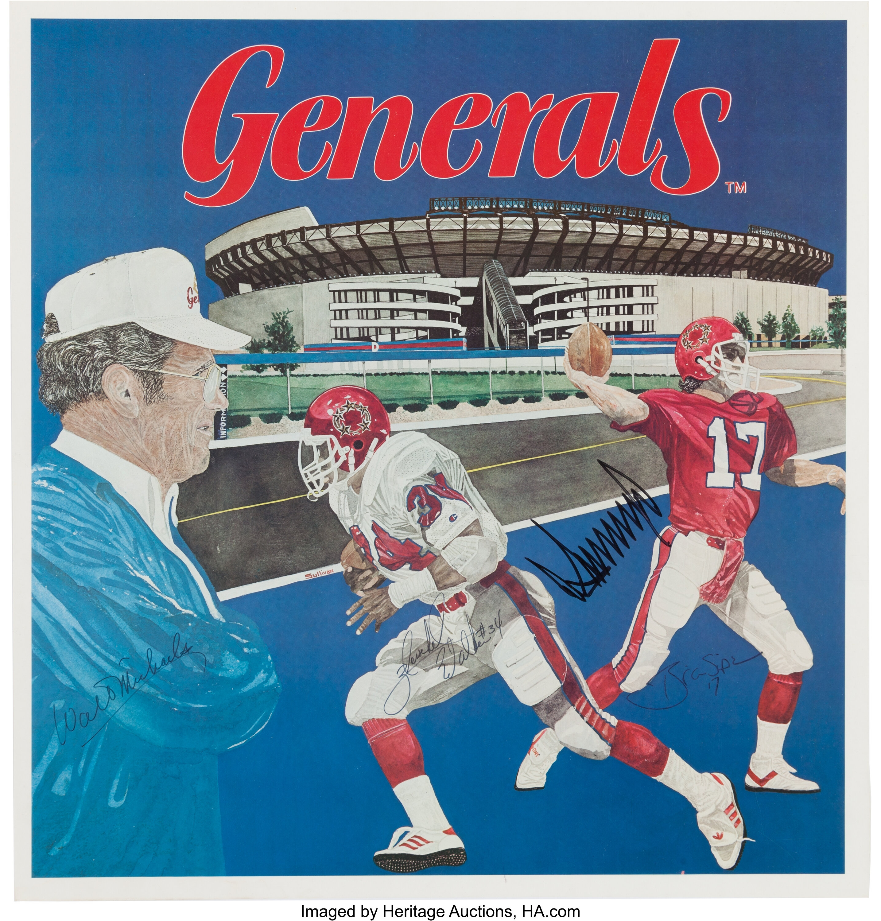 Papergreat: Advertisement for USFL clothing from 1984 championship program