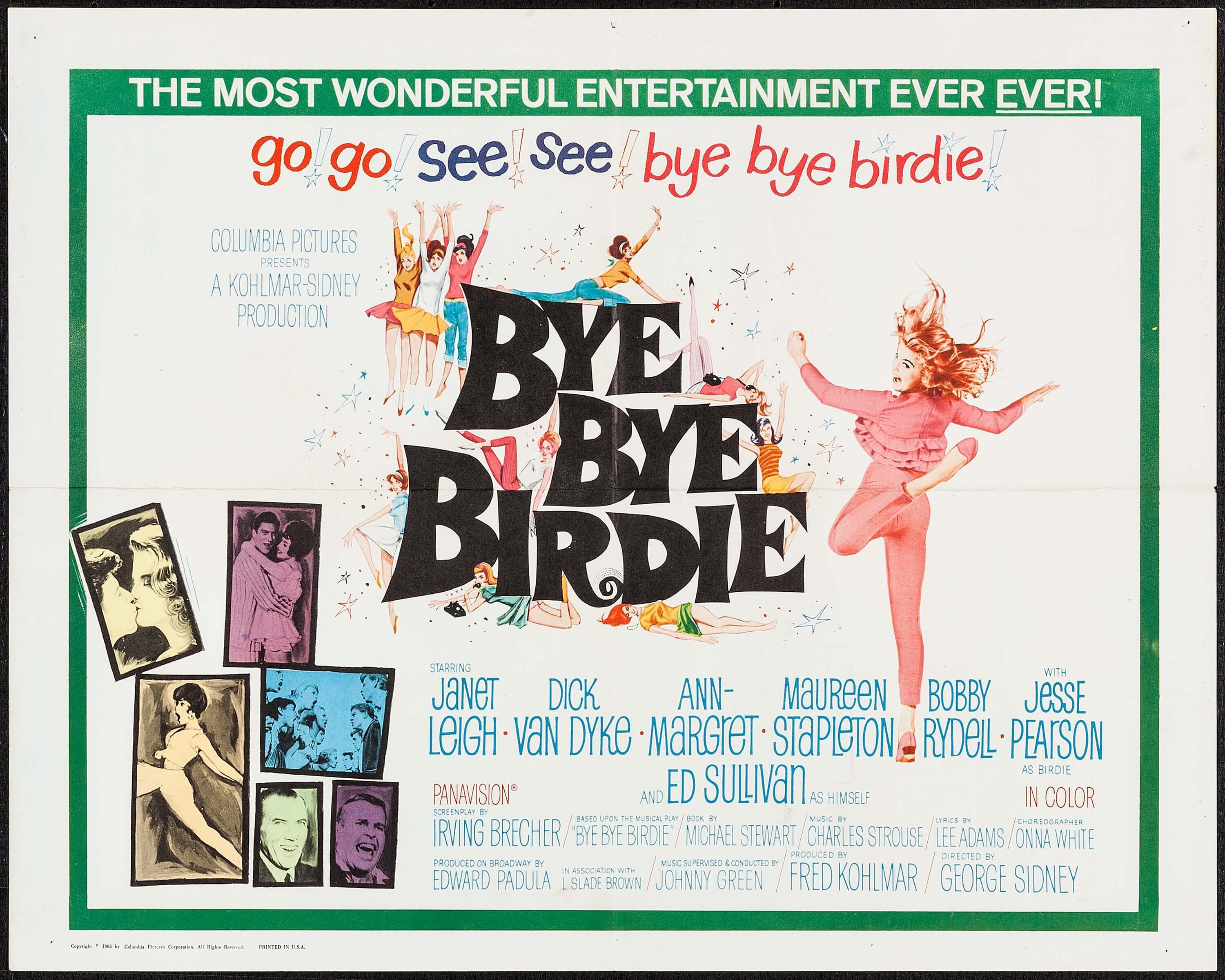 bye bye birdie 1963 poster