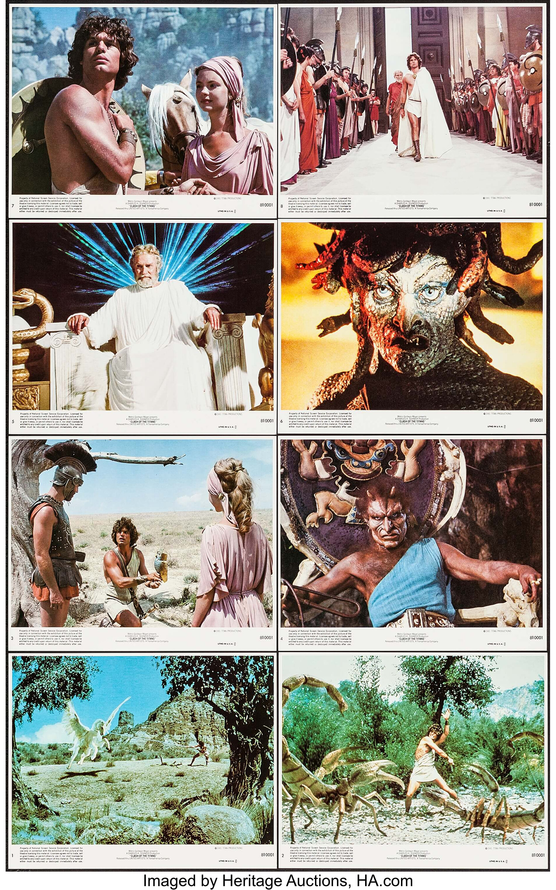 Clash of the Titans Movie Poster 1981 1 Sheet (27x41)