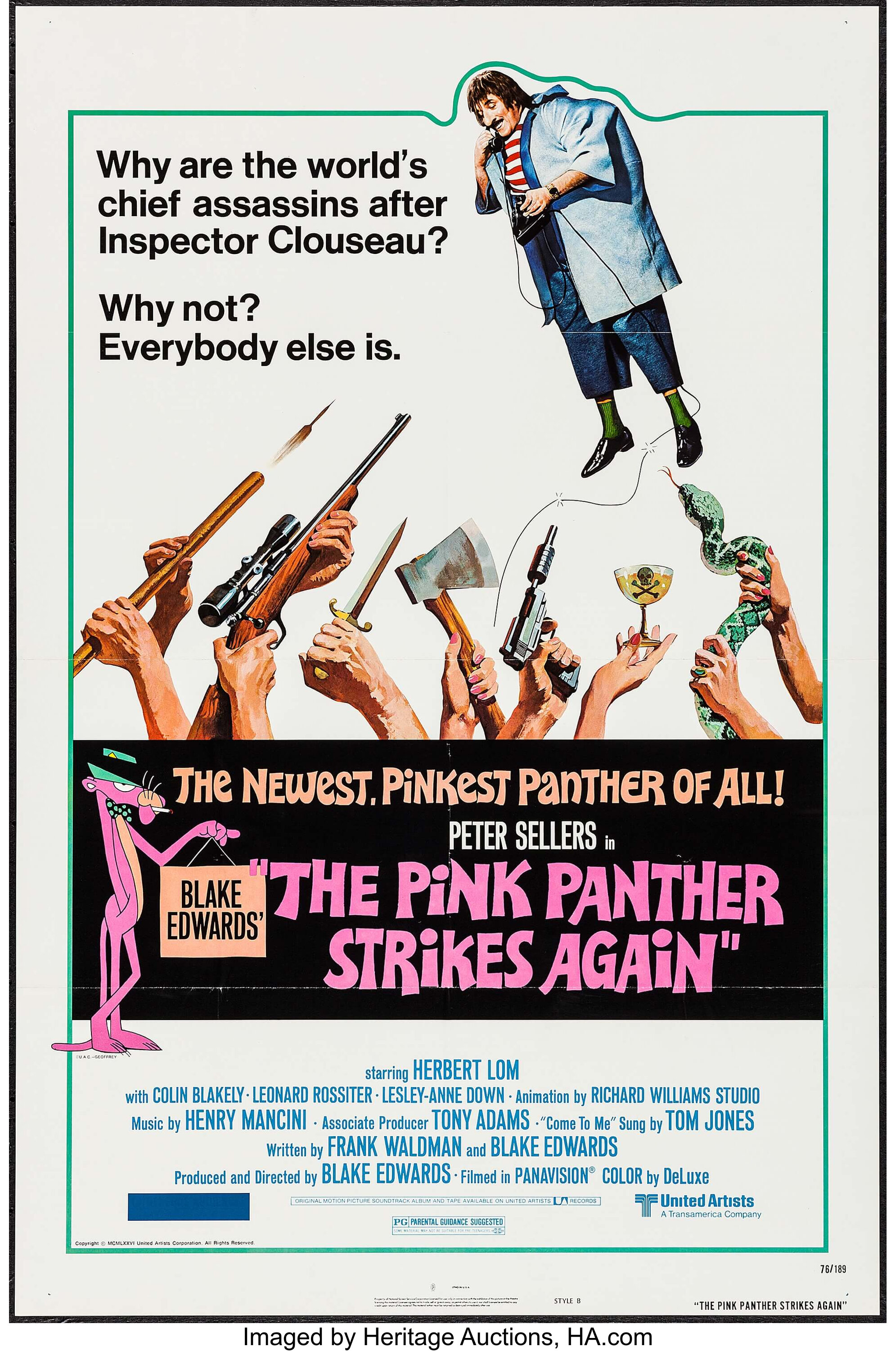 The Pink Panther Strikes Again Other Lot United Artists 1976 Lot 53301 Heritage Auctions