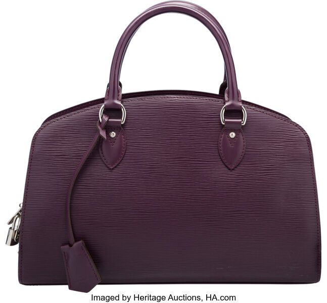 Louis Vuitton Pont Neuf Handbag Epi Purple Lilac M5205B MI0011 88925,   in 2023