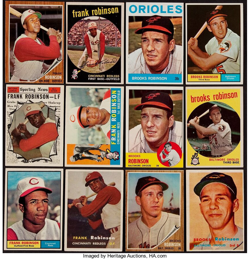 1962 Topps #350 Frank Robinson Cincinnati Reds Baseball Card