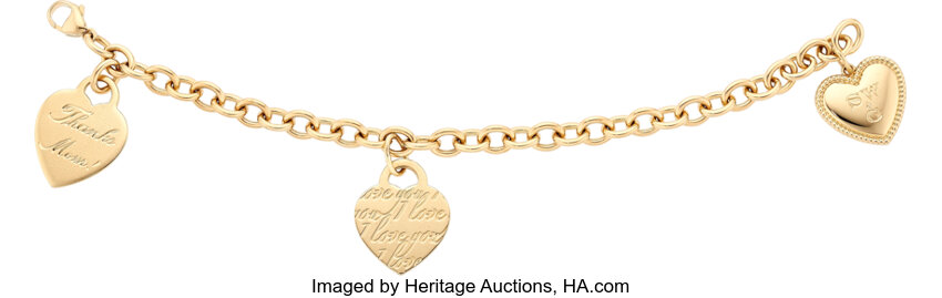 Tiffany & Co. Gold Charm Bracelet - 66mint Fine Estate Jewelry