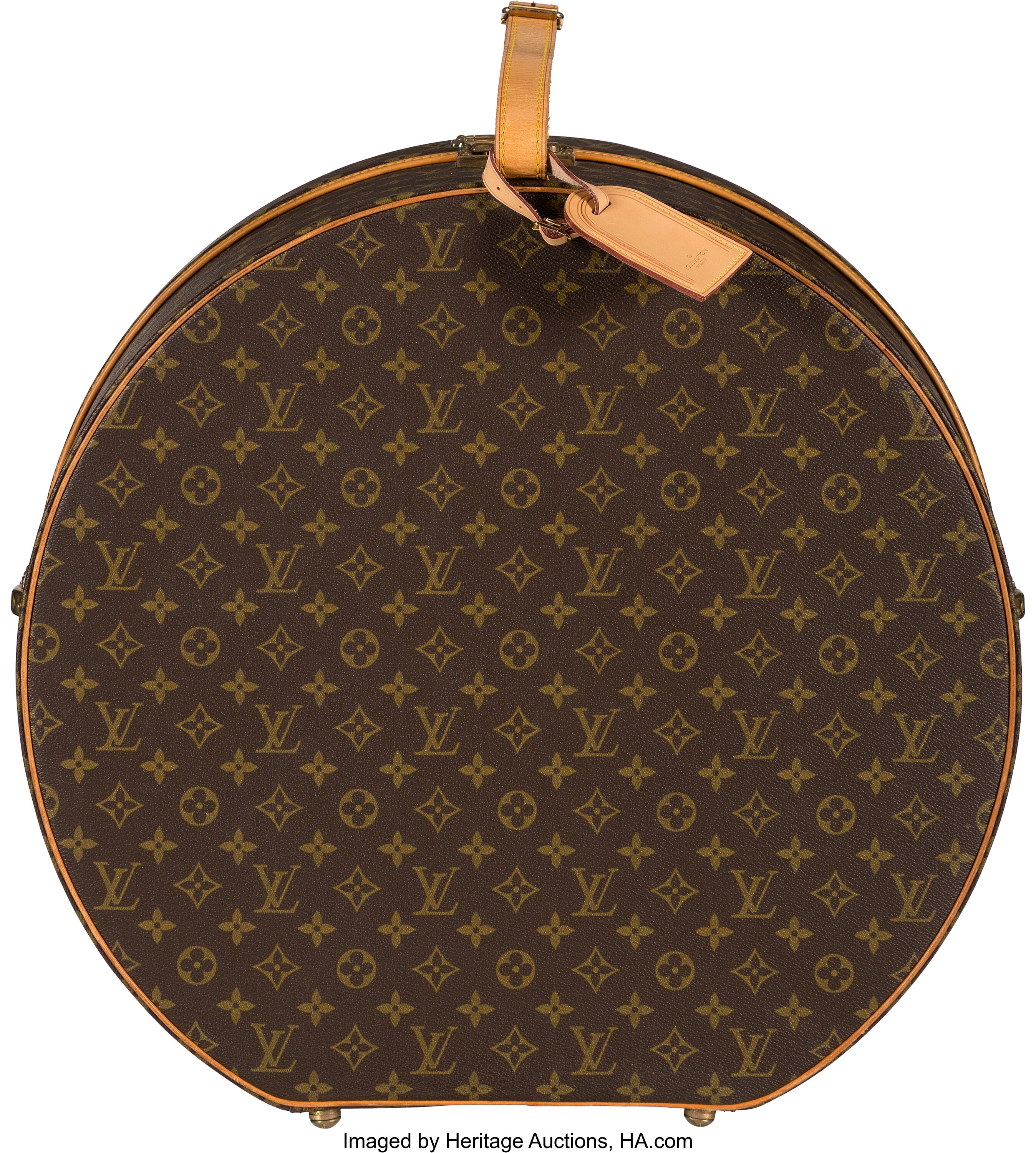A Louis Vuitton hat trunk in monogram canvas