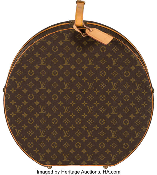 A Louis Vuitton hat trunk in monogram canvas