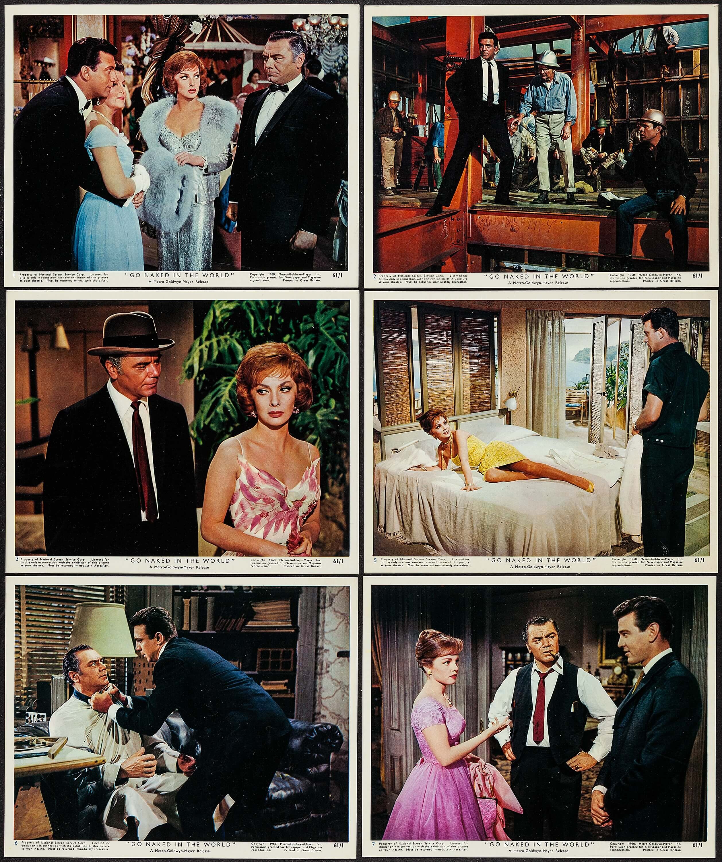 Go Naked in the World (MGM, 1961). Color Photos (11) (8