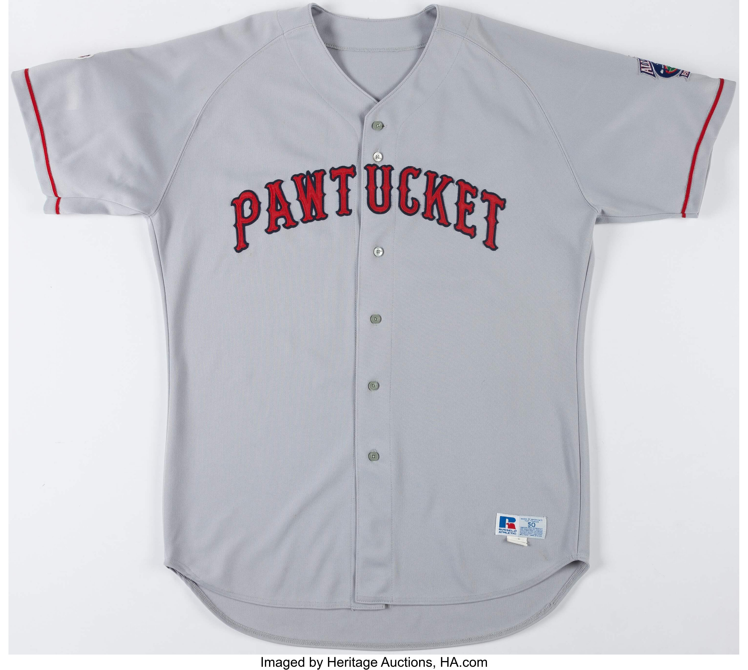 Pawtucket Red Sox PawSox #35 Game Used White Jersey DP08166