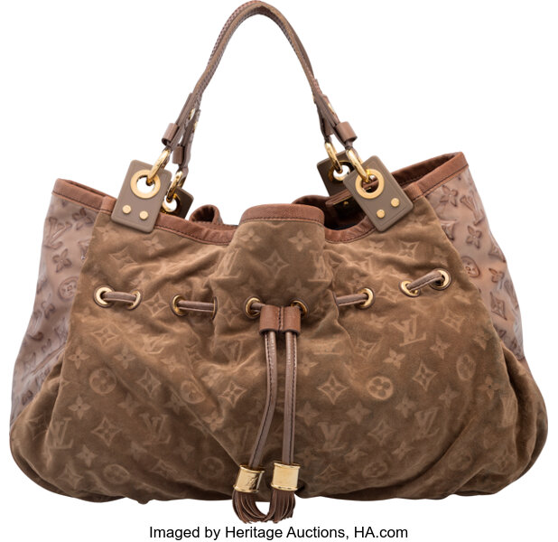 Louis Vuitton Brown Patent Leather Handbag