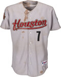 Lot Detail - 1996 Craig Biggio Houston Astros Game-Used Road Jersey