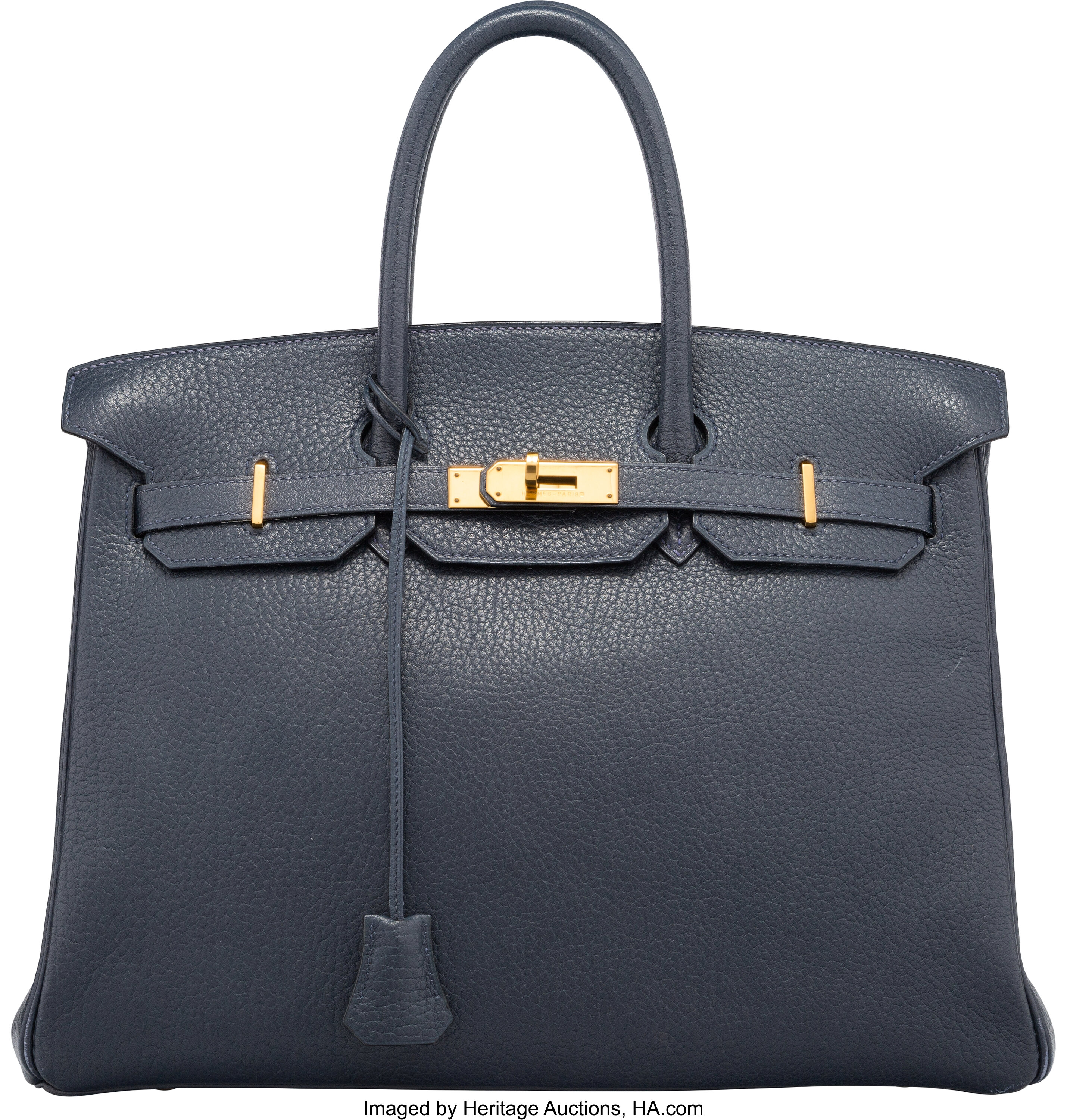 BIRKIN BLUE INDIGO 35CM - Bags Of Luxury