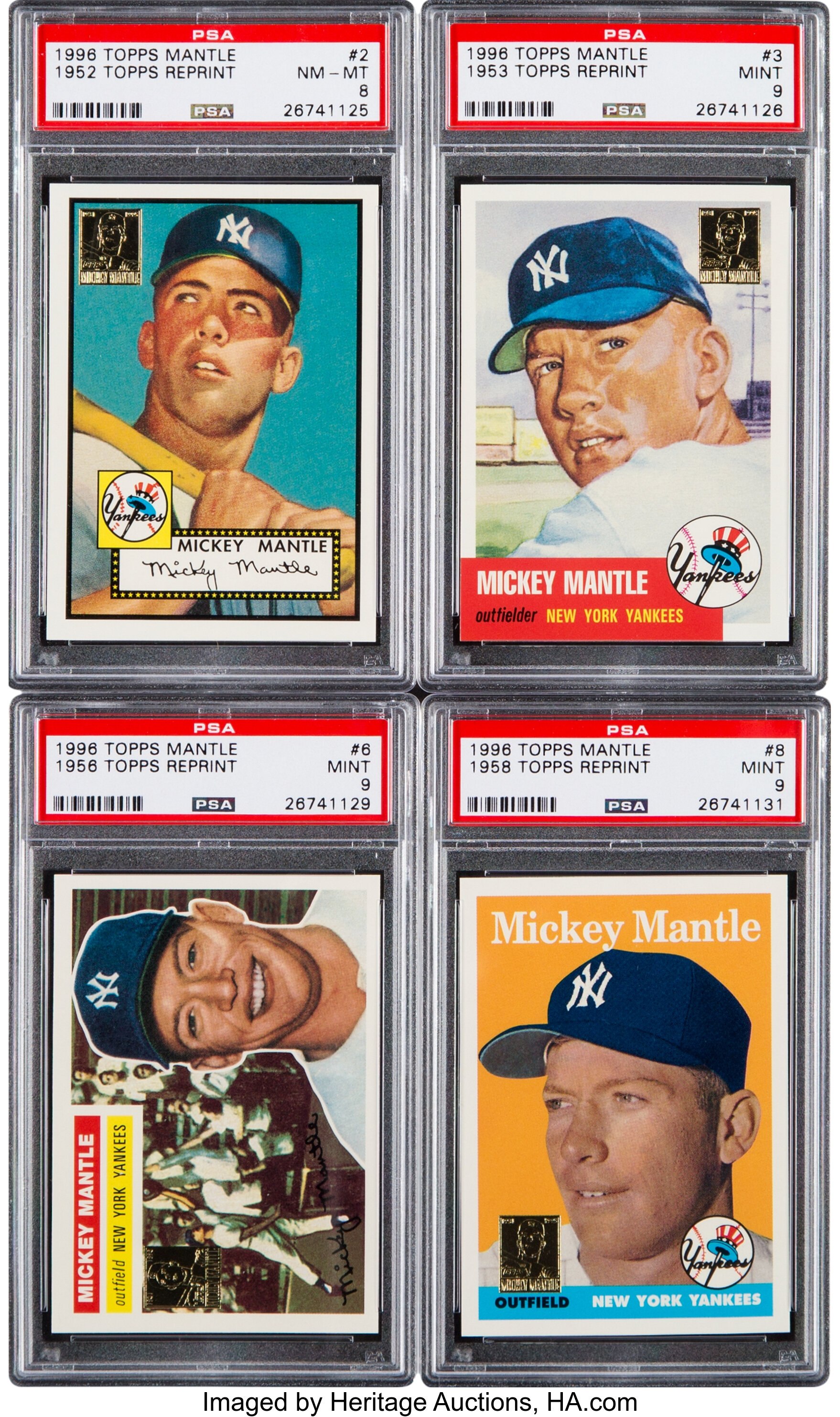 Mickey Mantle 1996 Topps Mickey Mantle Commutative Set Card #19