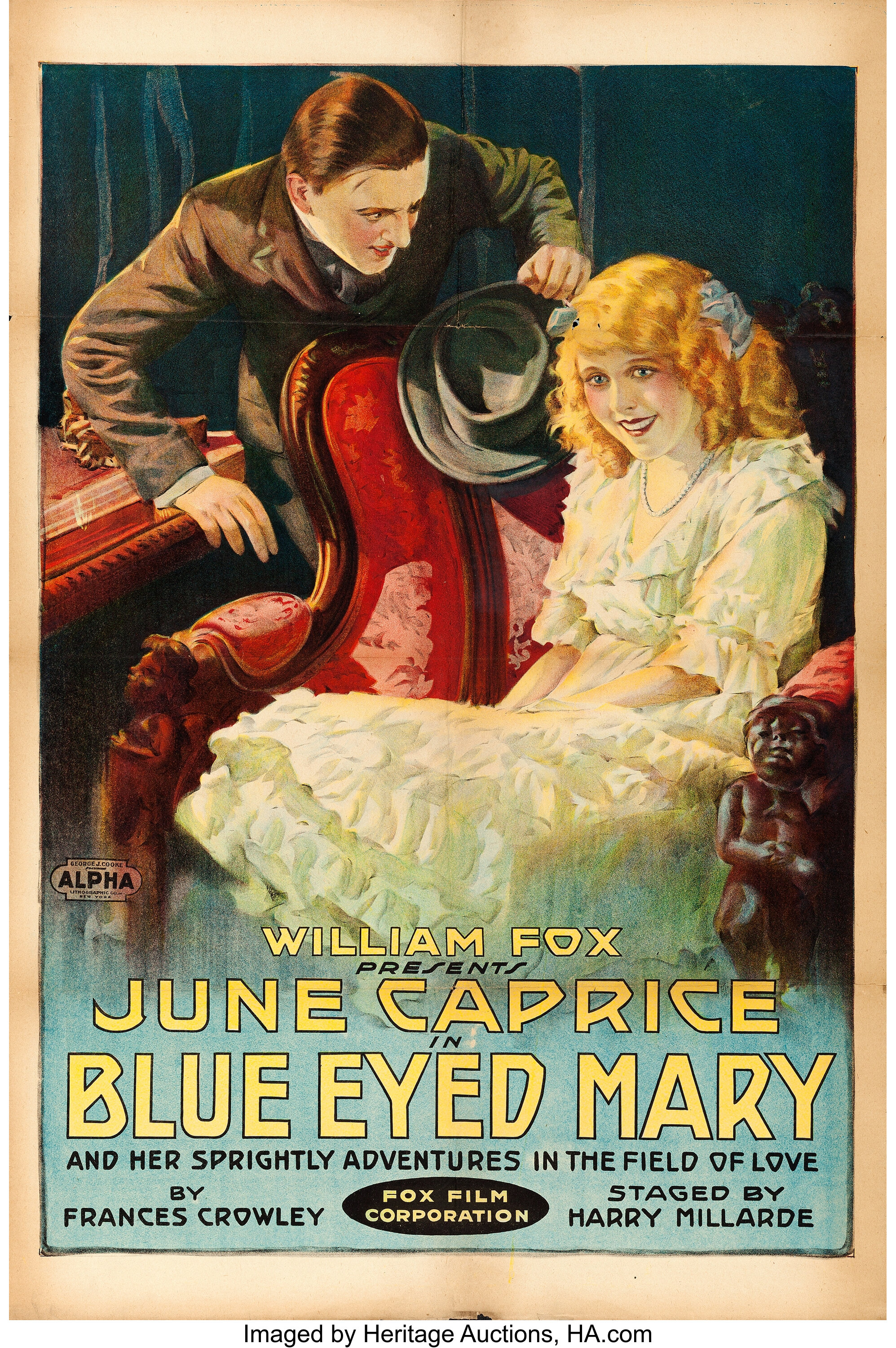 Blue-Eyed Mary (Fox, 1918). One Sheet (28