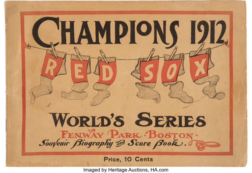 Boston Red Sox 1912 World Series Souvenir Book Vintage Baseball Framed Wall  Art — MUSEUM OUTLETS