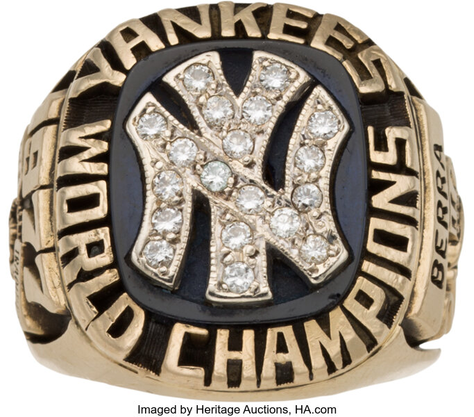 1977 New York Yankees World Series Championship Ring Presented to, Lot  #81292