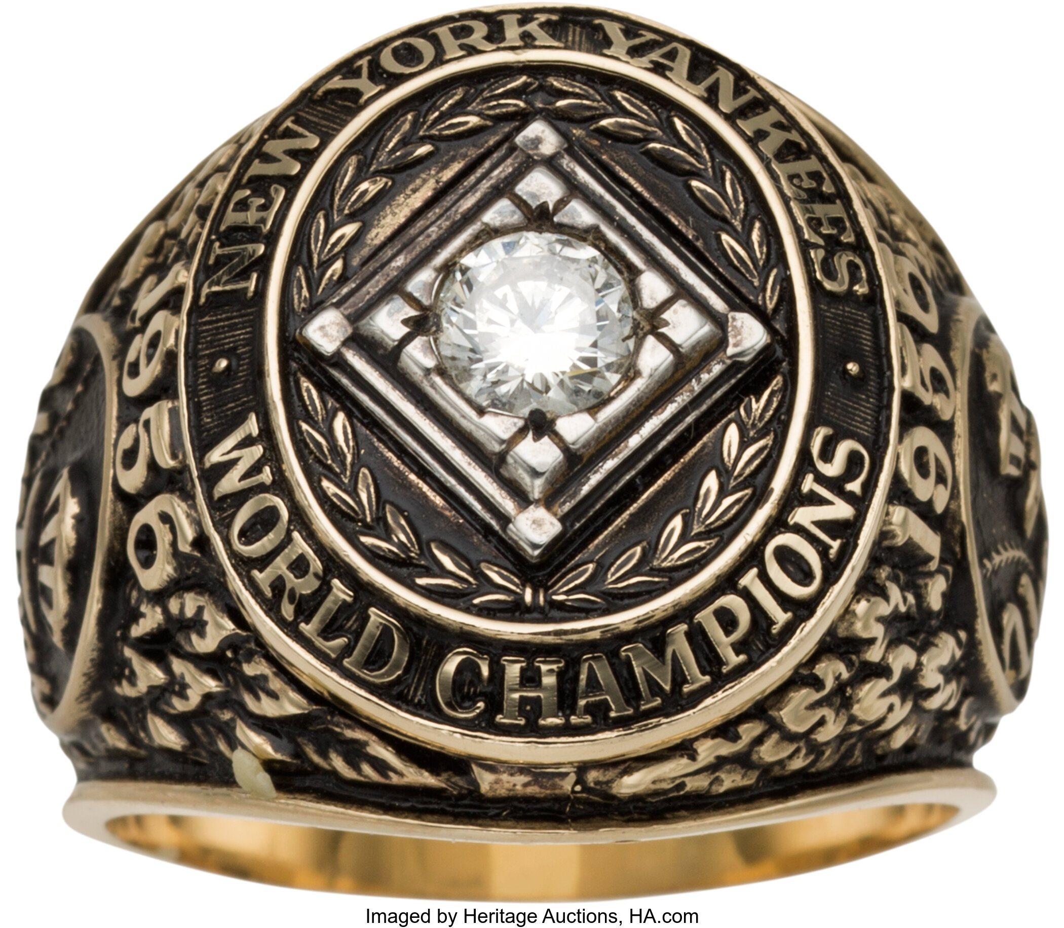 1956 New York Yankees World Series Championship Ring Presented to, Lot  #81289