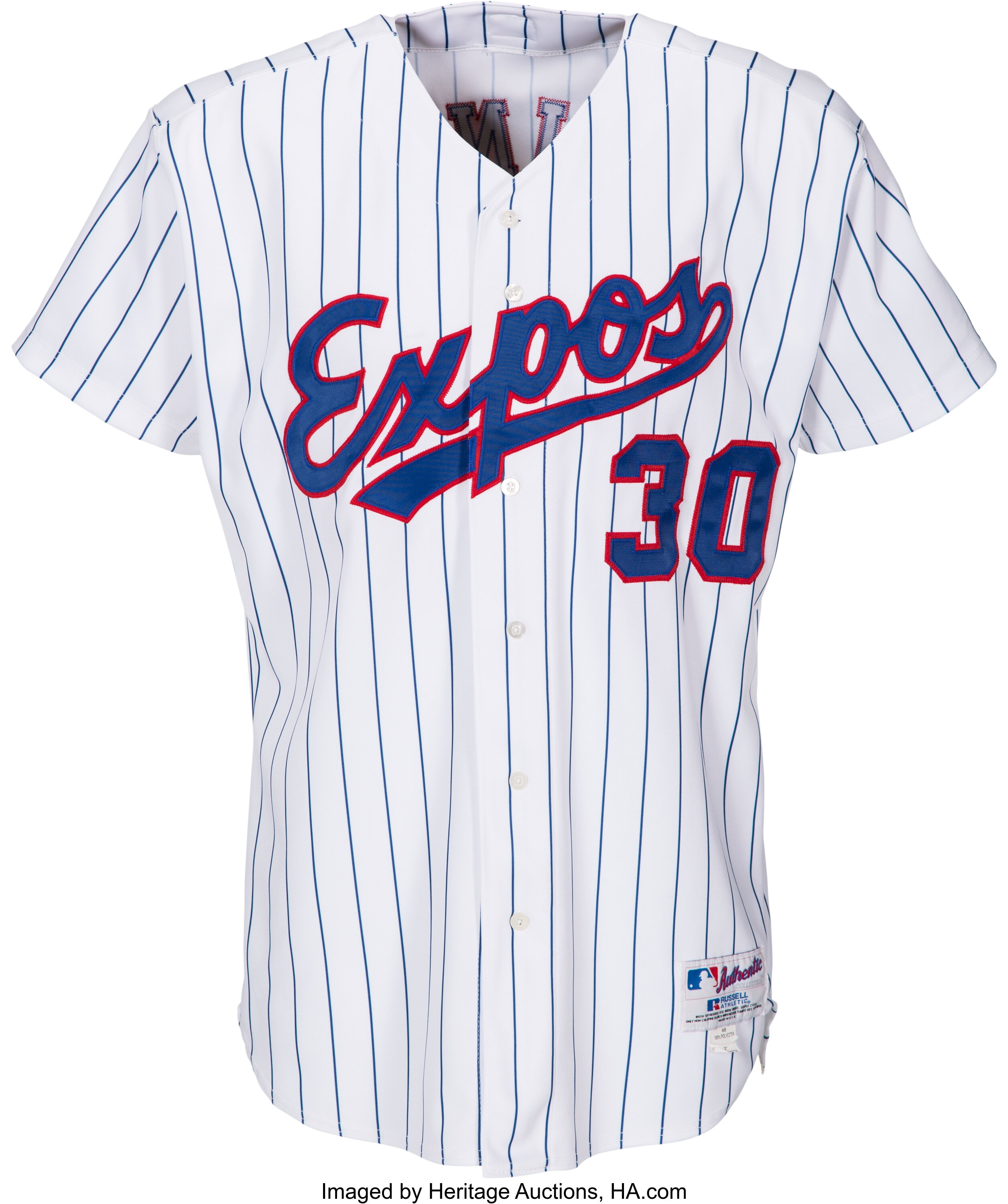 Tim Raines Signed Montreal Expos Jersey (JSA COA) 7×All-Star (1981