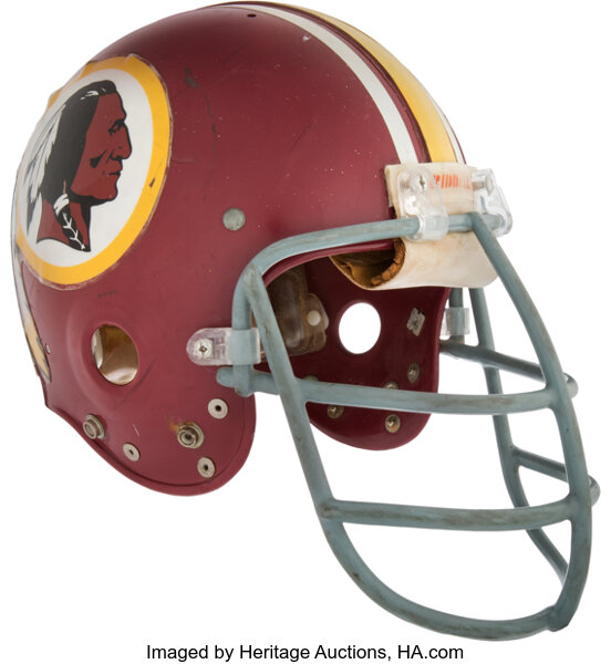 1974 Fred Sturt Game Worn Washington Redskins Helmet. Football