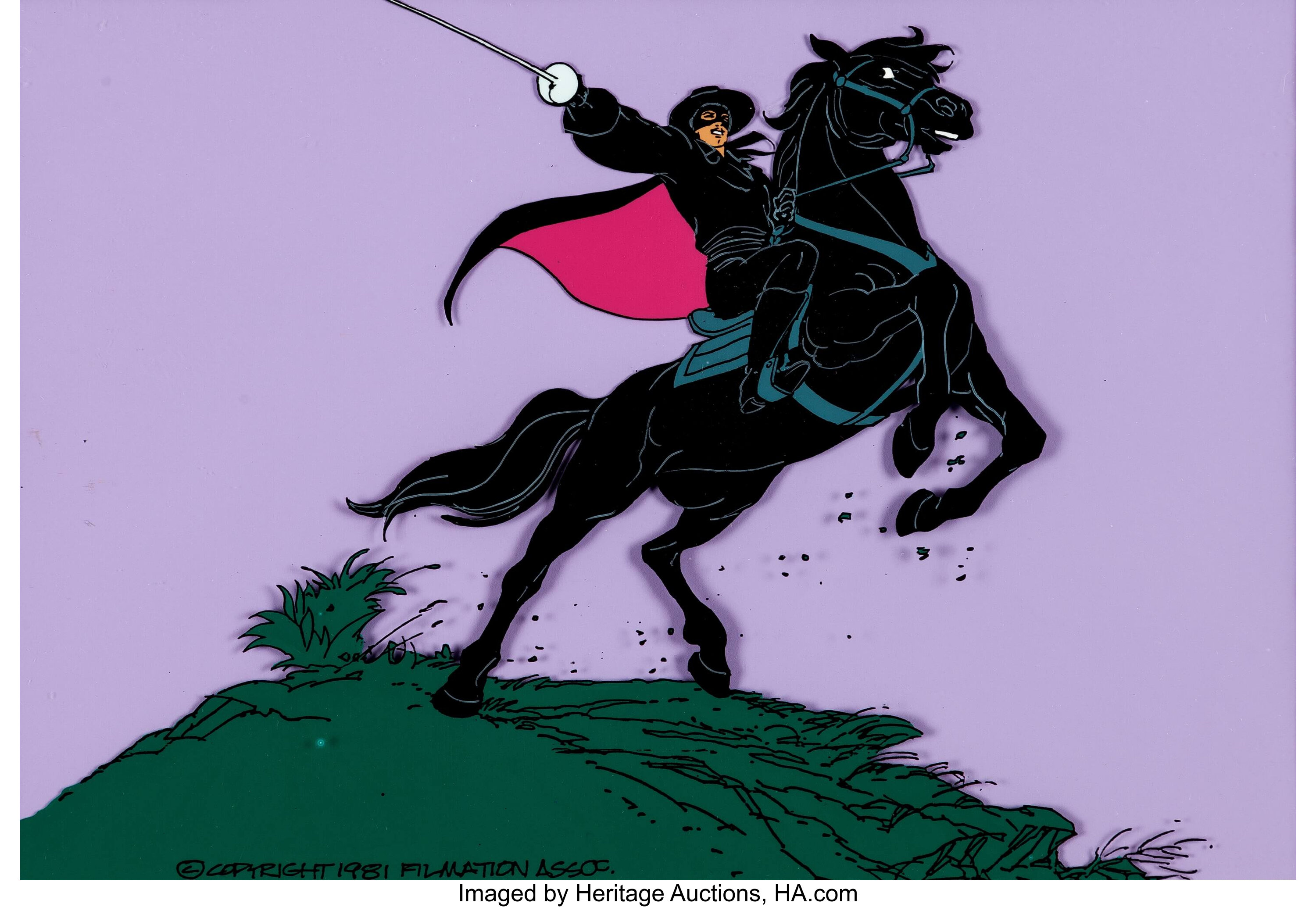 zorro horse drawing