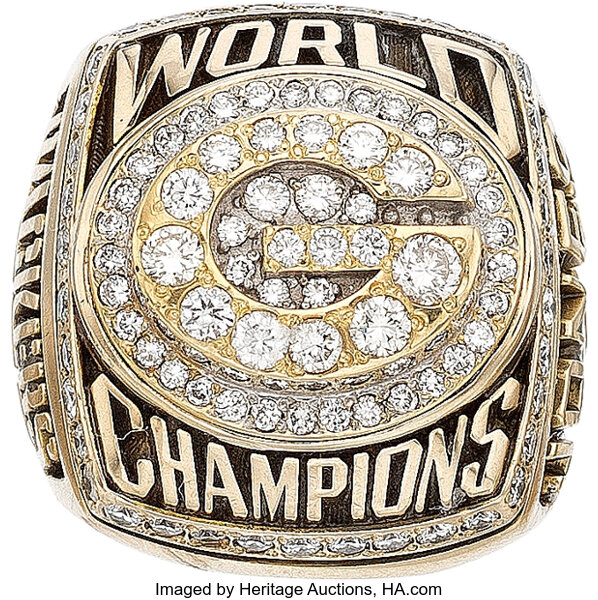 Green Bay Packers Super Bowl 6 Ring Set (1961, 1965, 1966, 1967, 1996, –  Rings For Champs