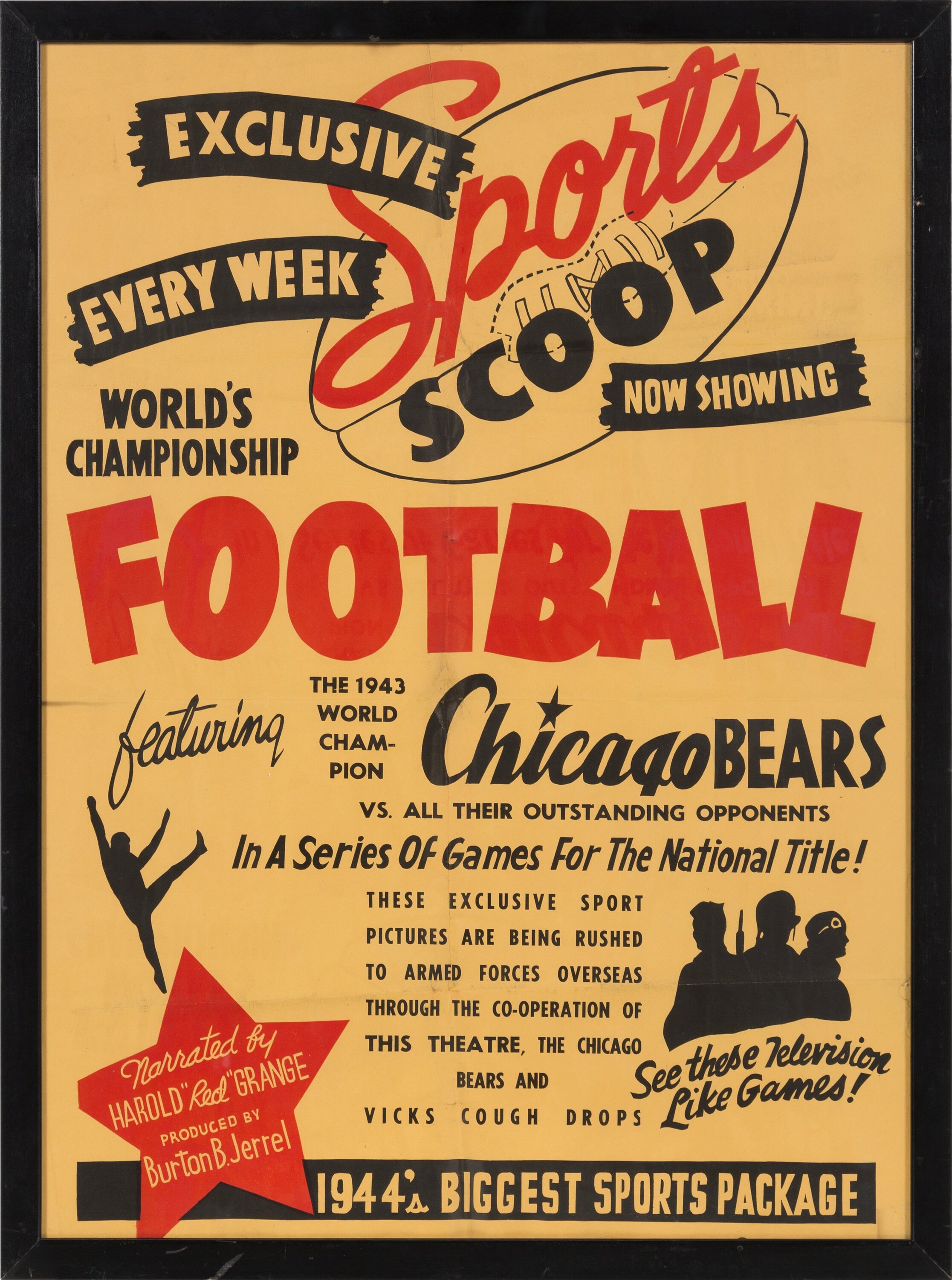 Sold at Auction: BUD LIGHT BANNER, CHICAGO BEARS POSTER