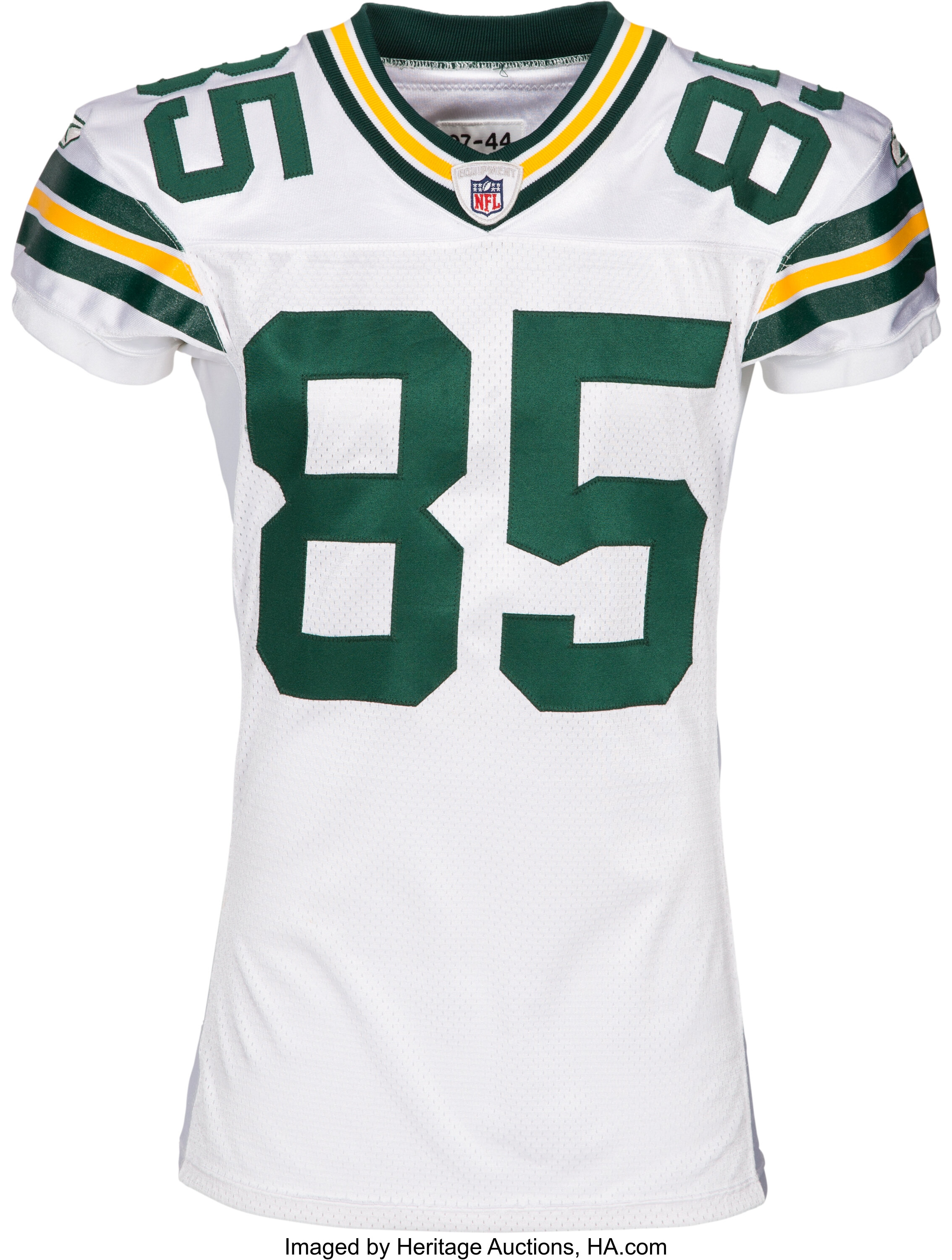 2007 Greg Jennings Game Issued Green Bay Packers Jersey. , Lot #44270