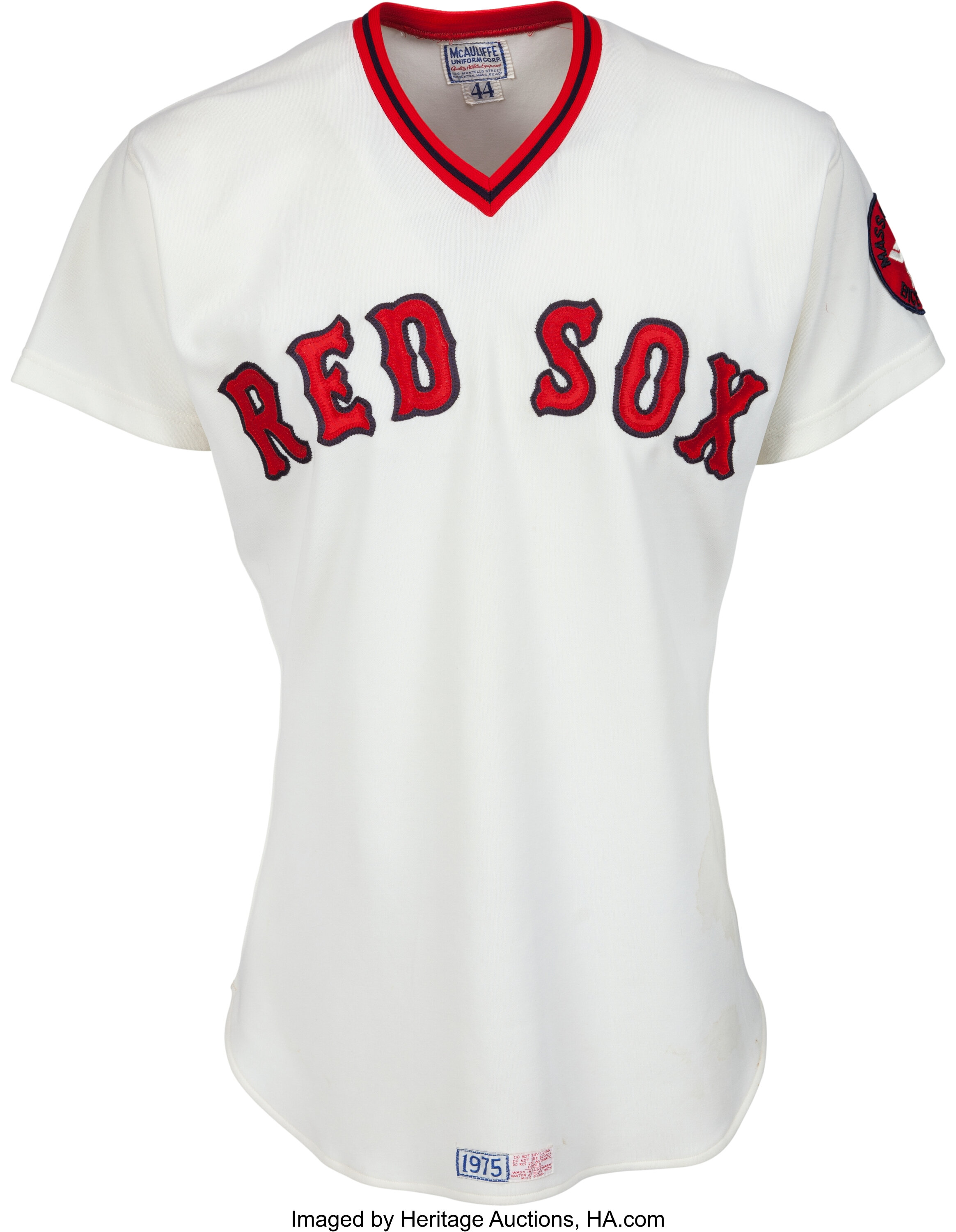 Carlton Fisk Boston Red Sox 1978 Game Used Jersey - Game Used Only