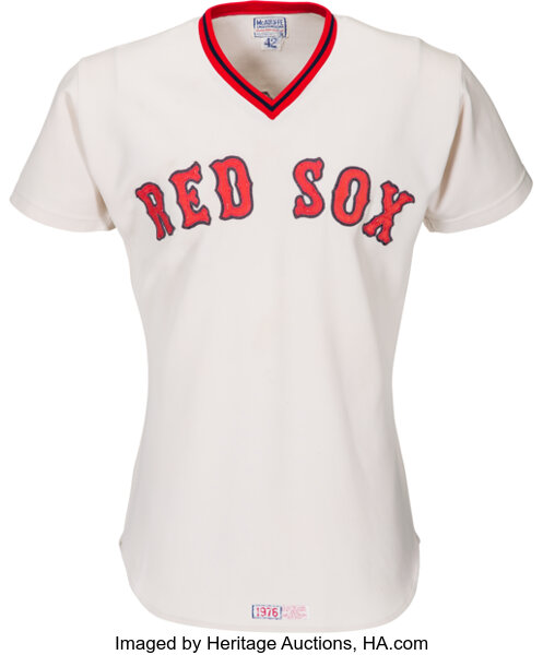 1976 Butch Hobson Game Worn Boston Red Sox Jersey.  Baseball
