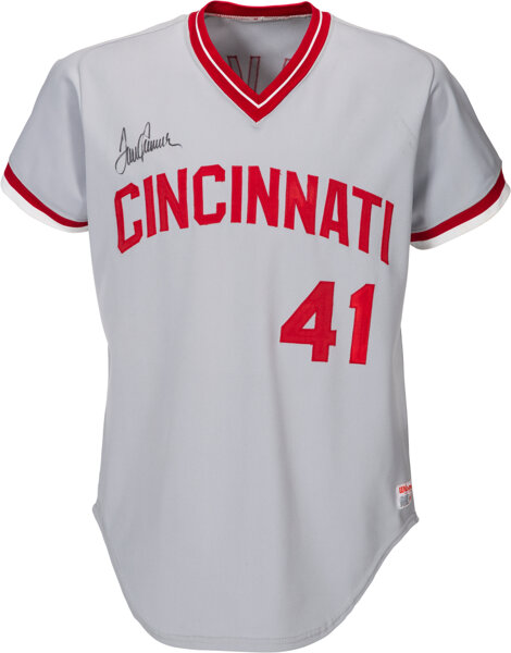 Tom Seaver Cincinnati Reds Home Throwback Baseball Jersey