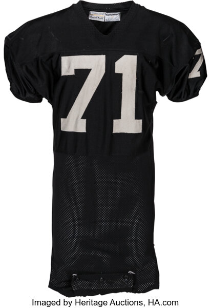 NFL Oakland Raiders 1991 uniform original art – Heritage Sports Art