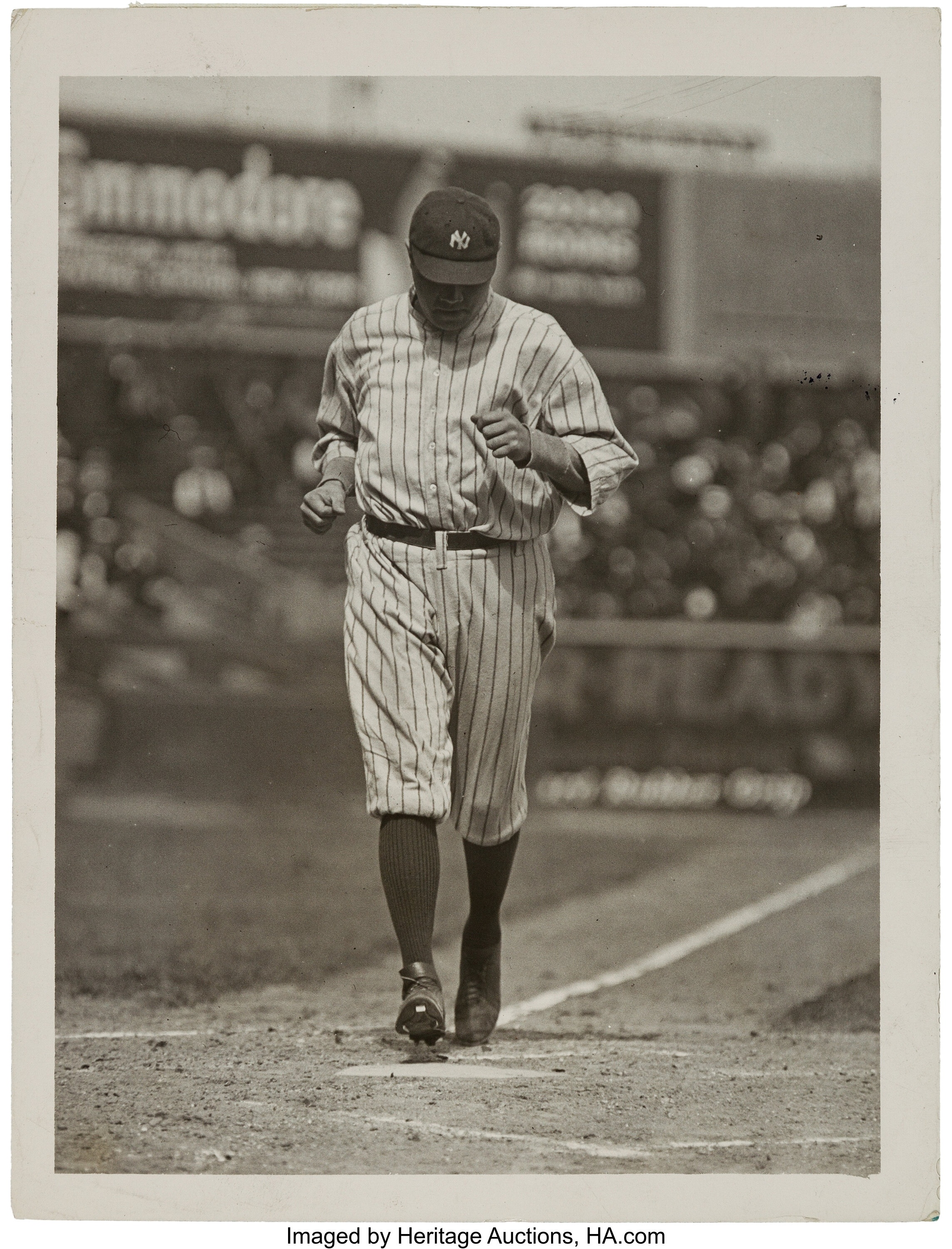 Circa 1919 Babe Ruth Original News Photograph, PSA/DNA Type 1., Lot  #51005