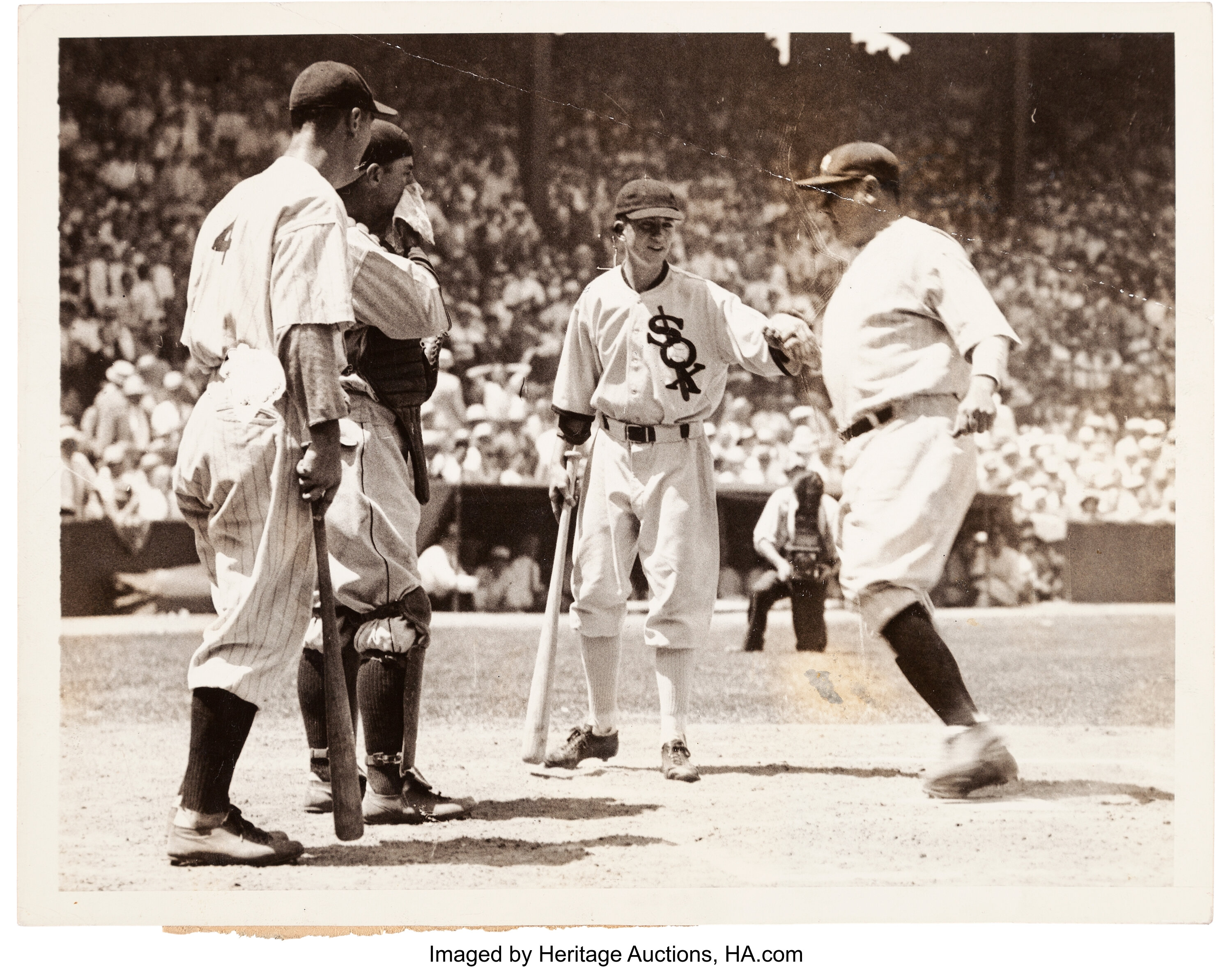 Legends Gallery N. Y. Yankees Babe Ruth And Lou Gehrig Opening Day in 1933  8x10 Photo Picture at 's Sports Collectibles Store