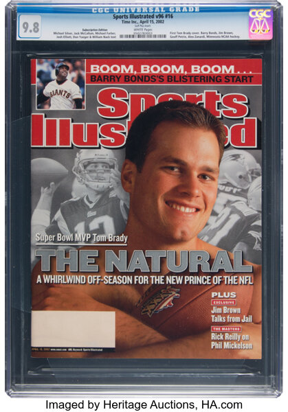 Super Bowl Mvp Tom Brady The Natural, A Whirlwind Sports Illustrated Cover  by Sports Illustrated