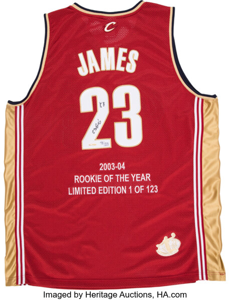 Lebron james limited edition jersey best sale