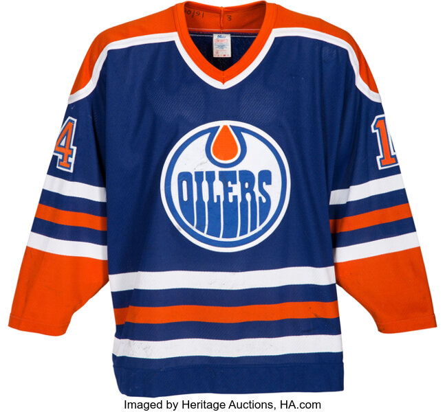 Edmonton Oilers on X: The game-worn alternate blue #Oilers