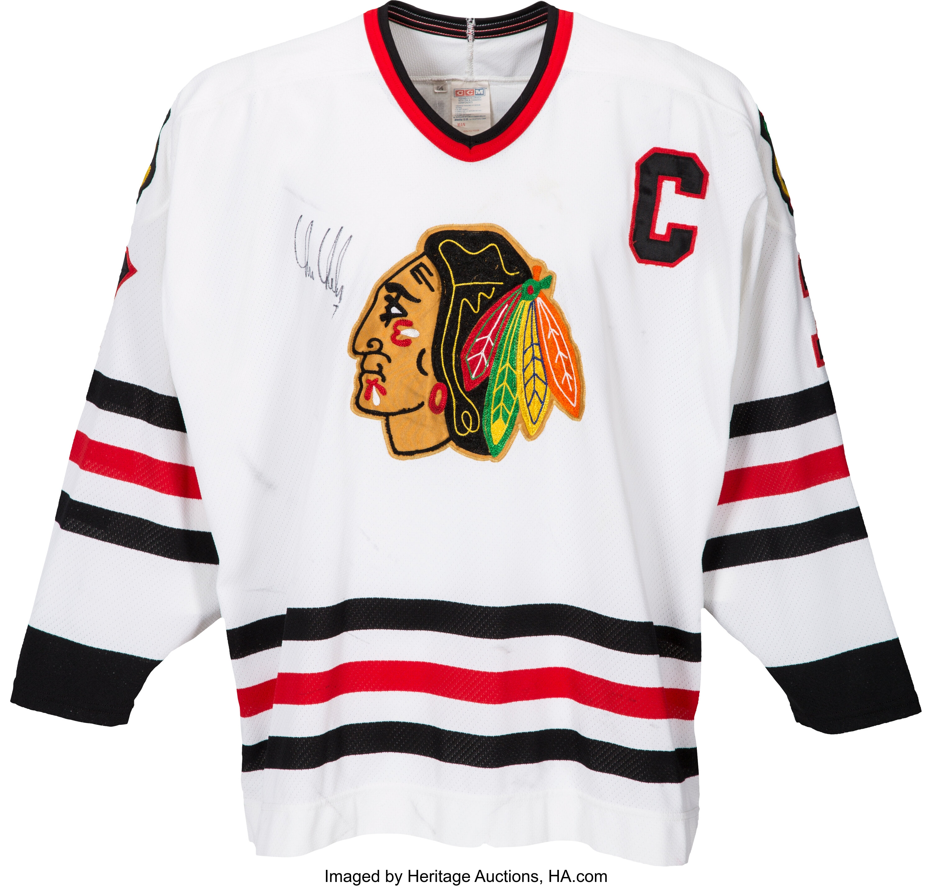 Chris chelios blackhawks hot sale jersey