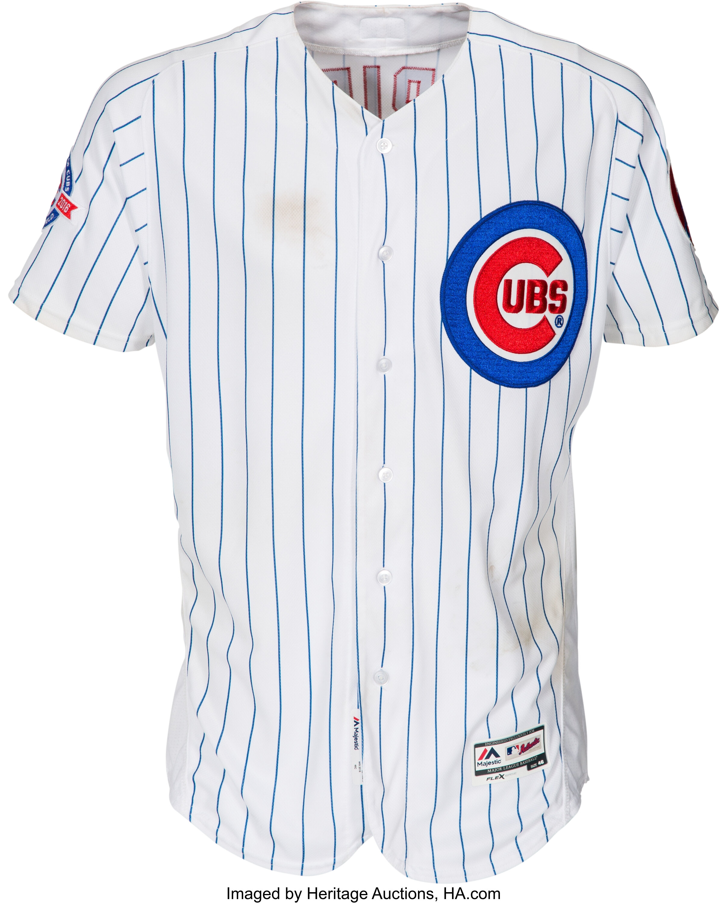 1929 Throwback Auction - Jake Arrieta Game-Used Throwback Cubs Uniform -  Cubs vs. Cardinals - 5/4/14 - HZ182028 - HZ182078