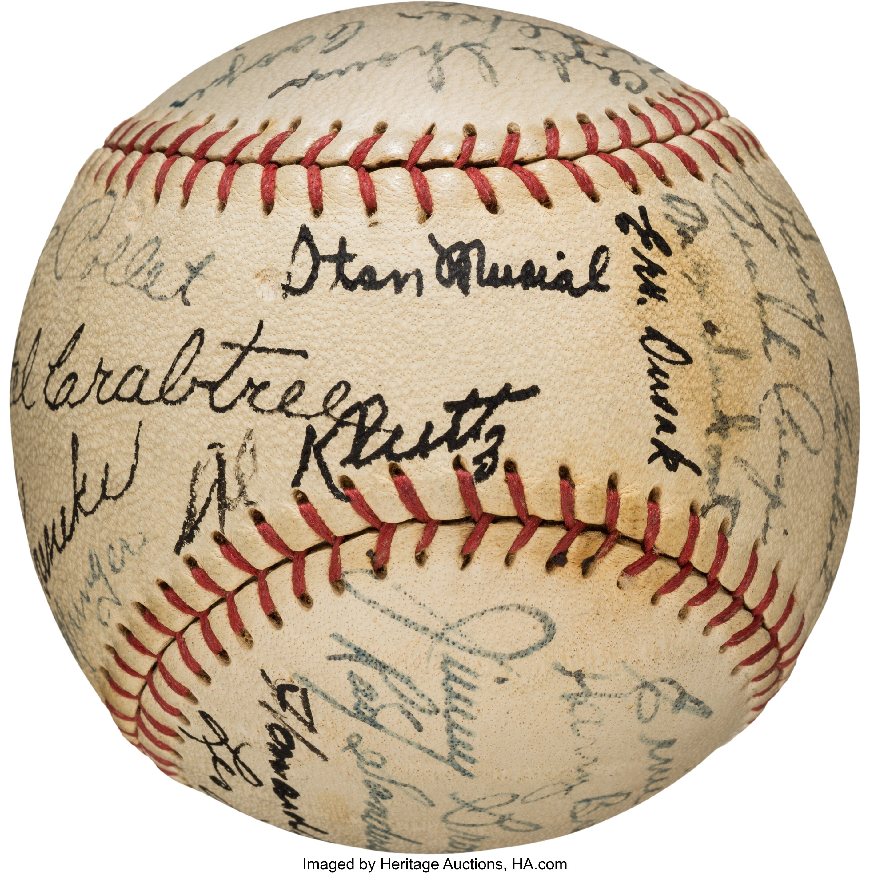 Sold at Auction: Stan Musial, Stan The Man Musial Signed St. Louis