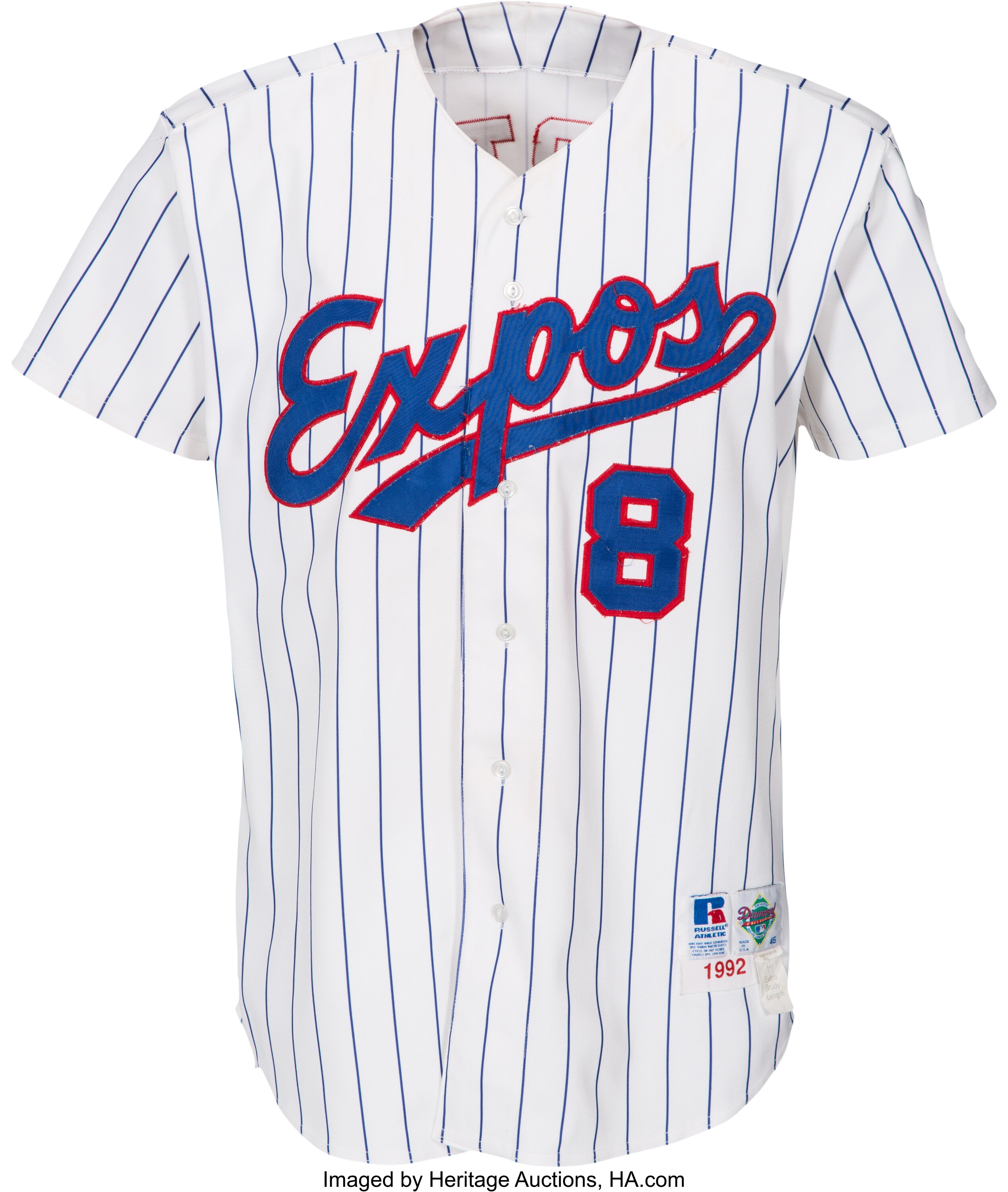 1992 Gary Carter Game Worn Montreal Expos Uniform from The Gary