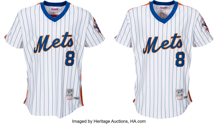 1986 New York Mets Replica Signed Jerseys Lot of 2 from The Gary