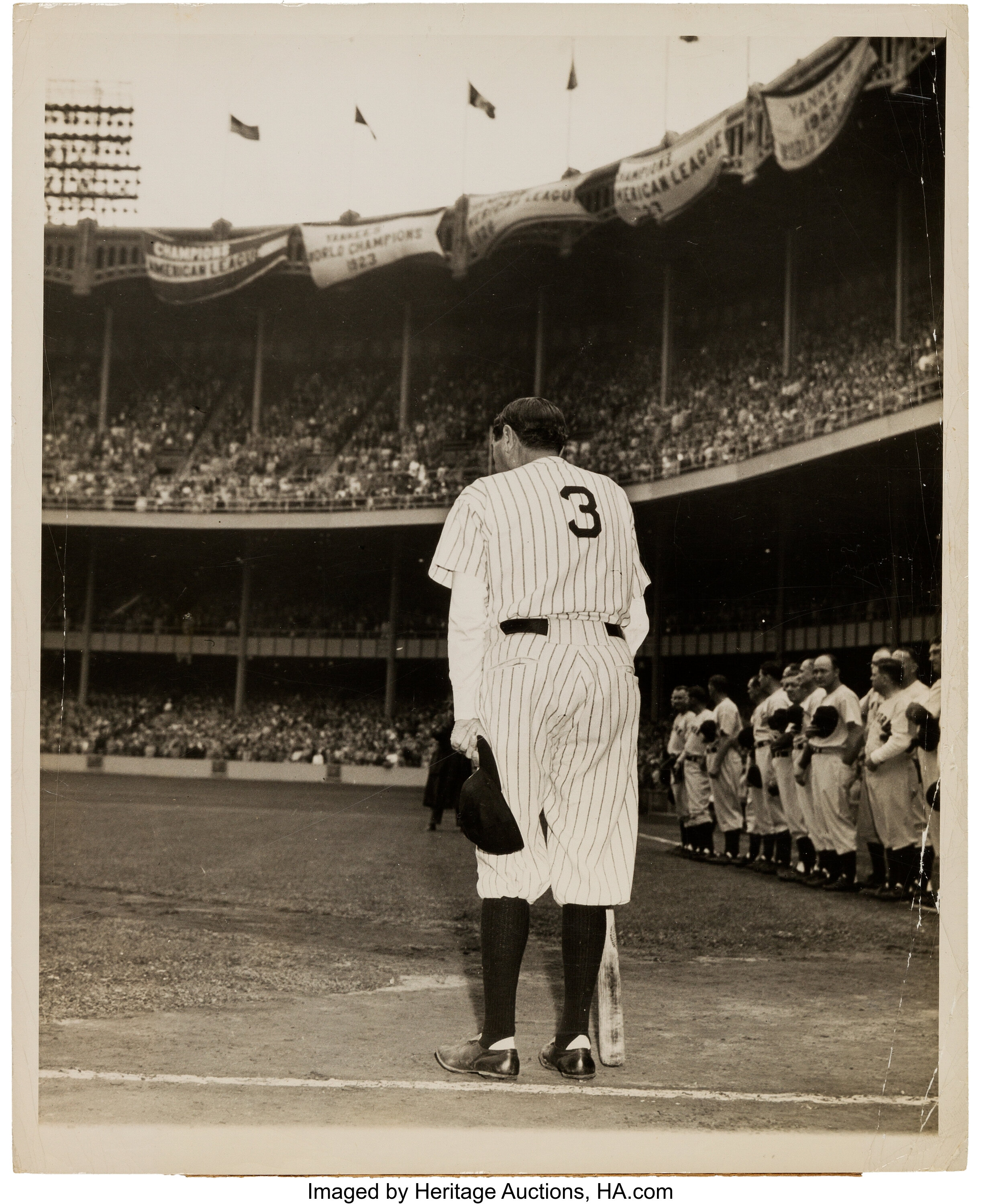 Babe Ruth Gives His 'Farewell To Baseball' Speech