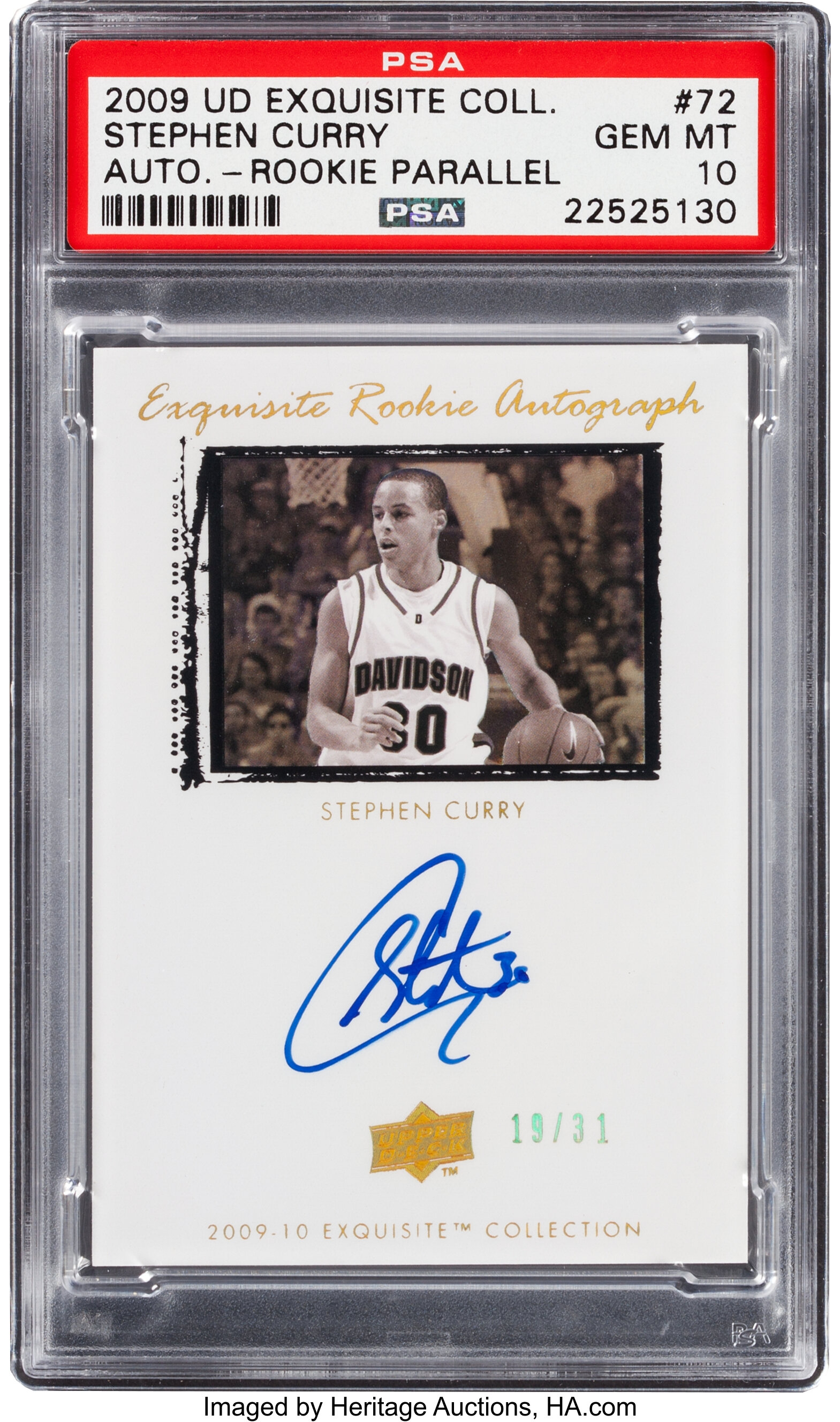 Stephen Curry  PSA AutographFacts℠