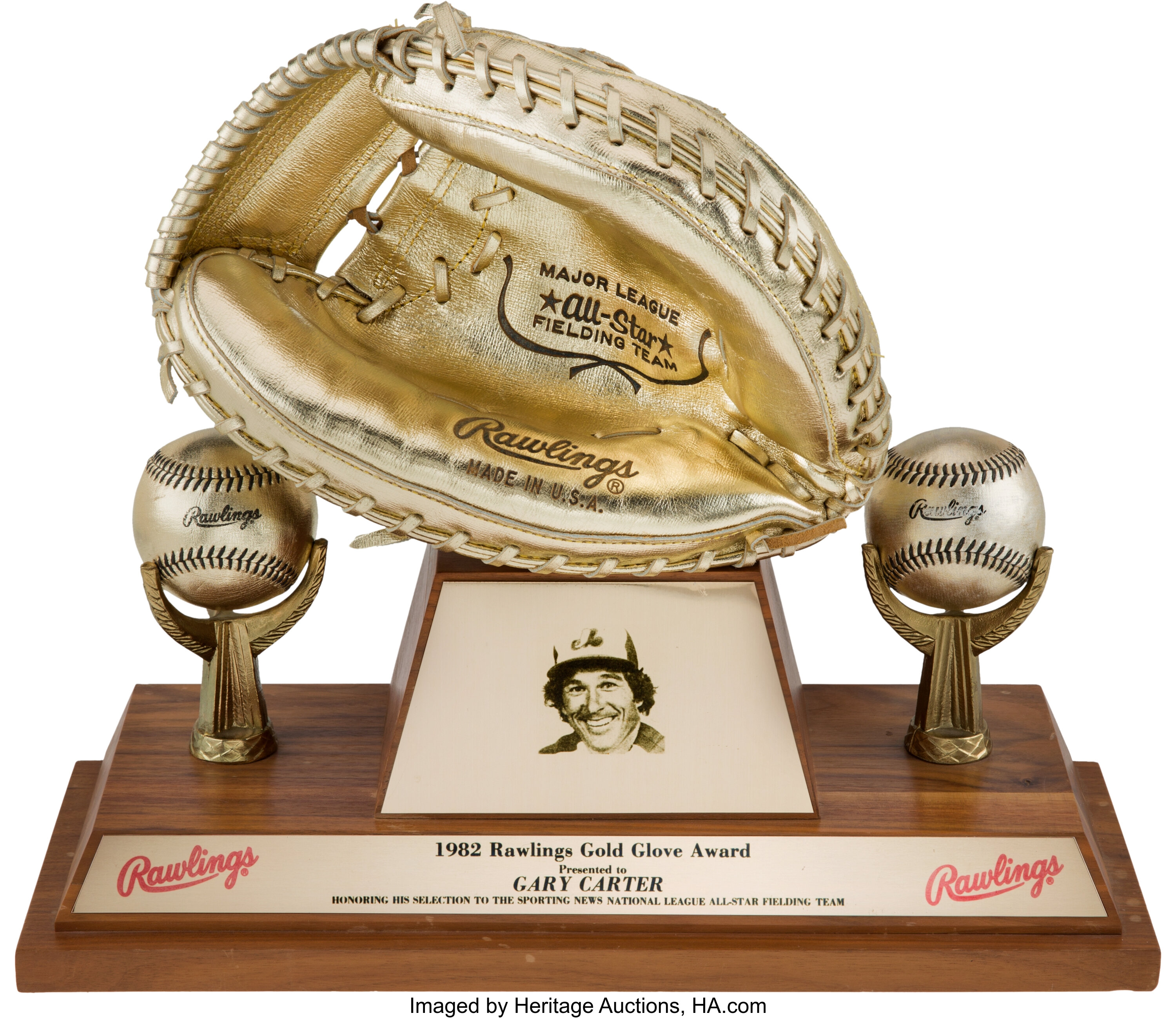 Rawlings | Mini Gold Glove Award Trophy | Stand Included | Replica