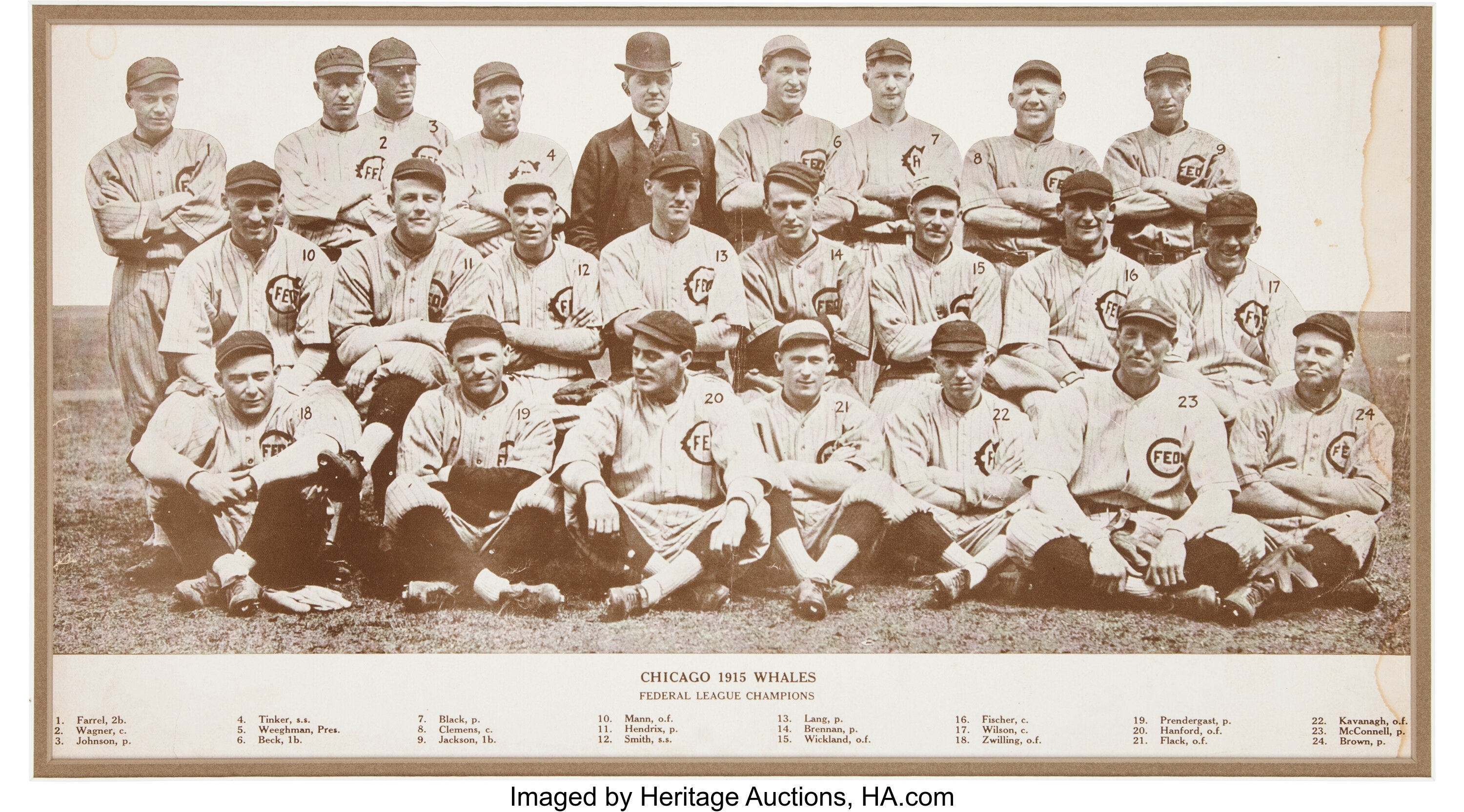 Chicago Whales 1915 Home Chicago Feds 1913 Road Jersey 100