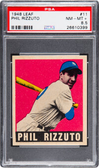 1953 Topps #114 Phil Rizzuto Yankees HALL-OF-FAME PSA 7 - NM 2F 00